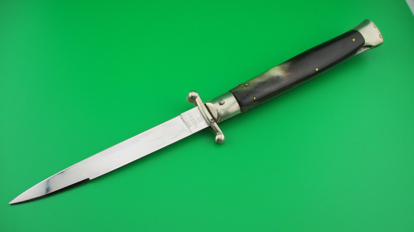 MADE IN ITALY INOXID PATENT 28cm Italian Swing Guard Vintage automatic knife