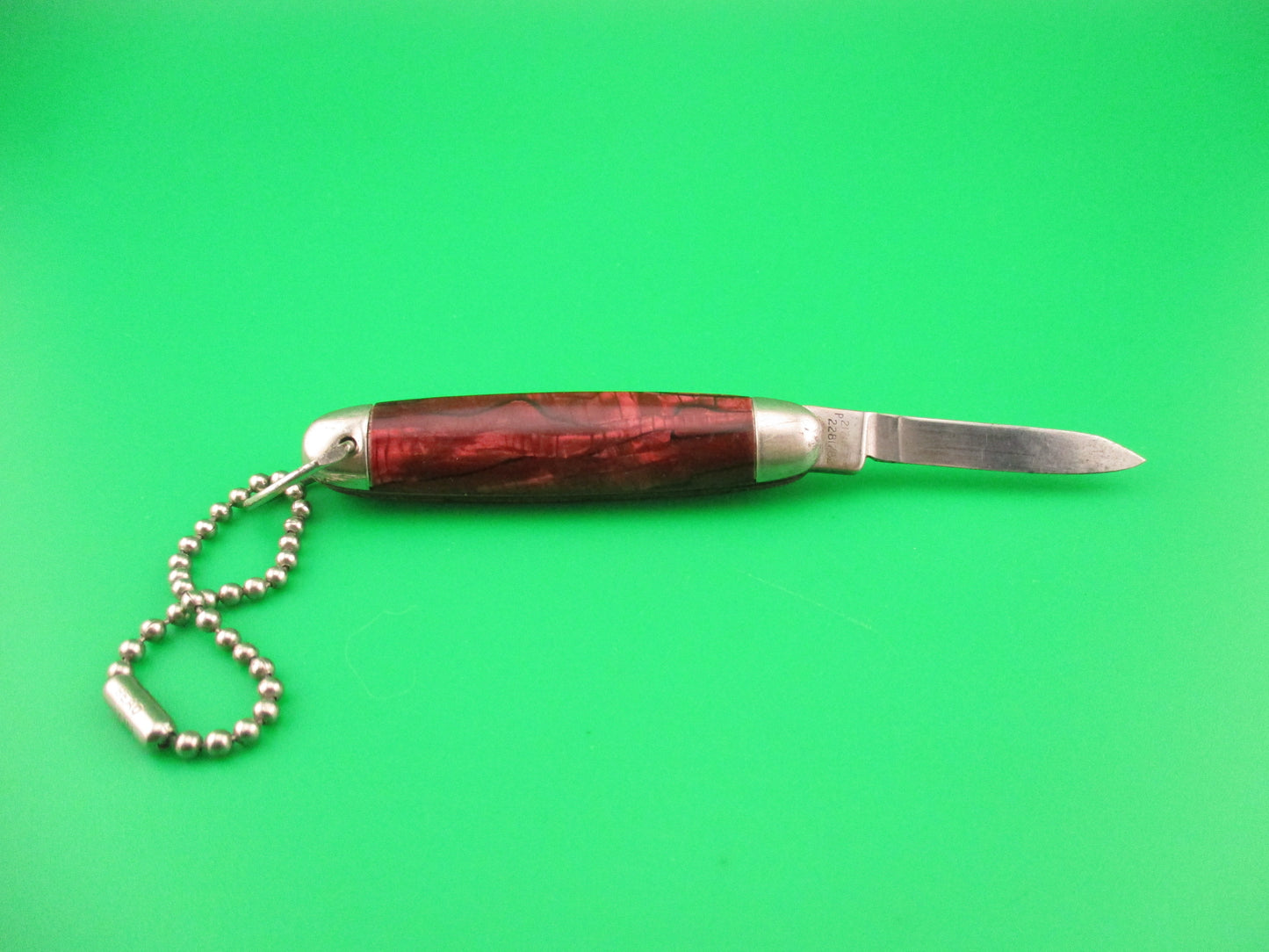 IMPERIAL USA Jackomatic Jr Keychain Switchblade 1950s knife with chain