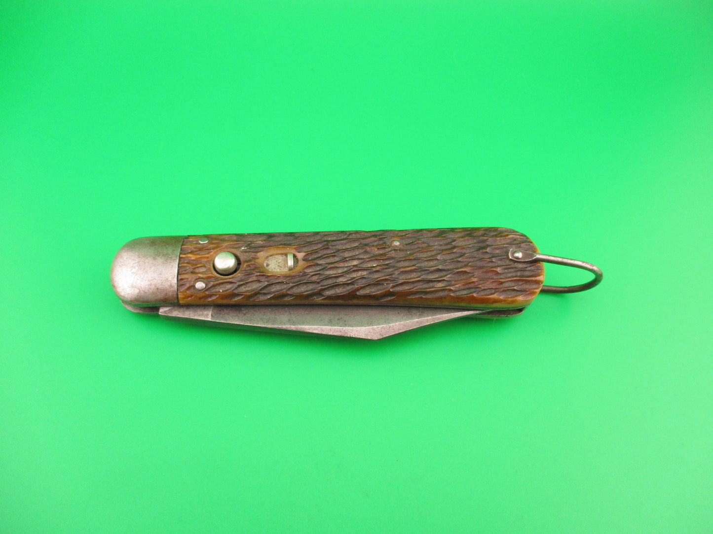 SCHRADE CUT CO M2 Bone WWII Paratrooper Military issue switchblade knife