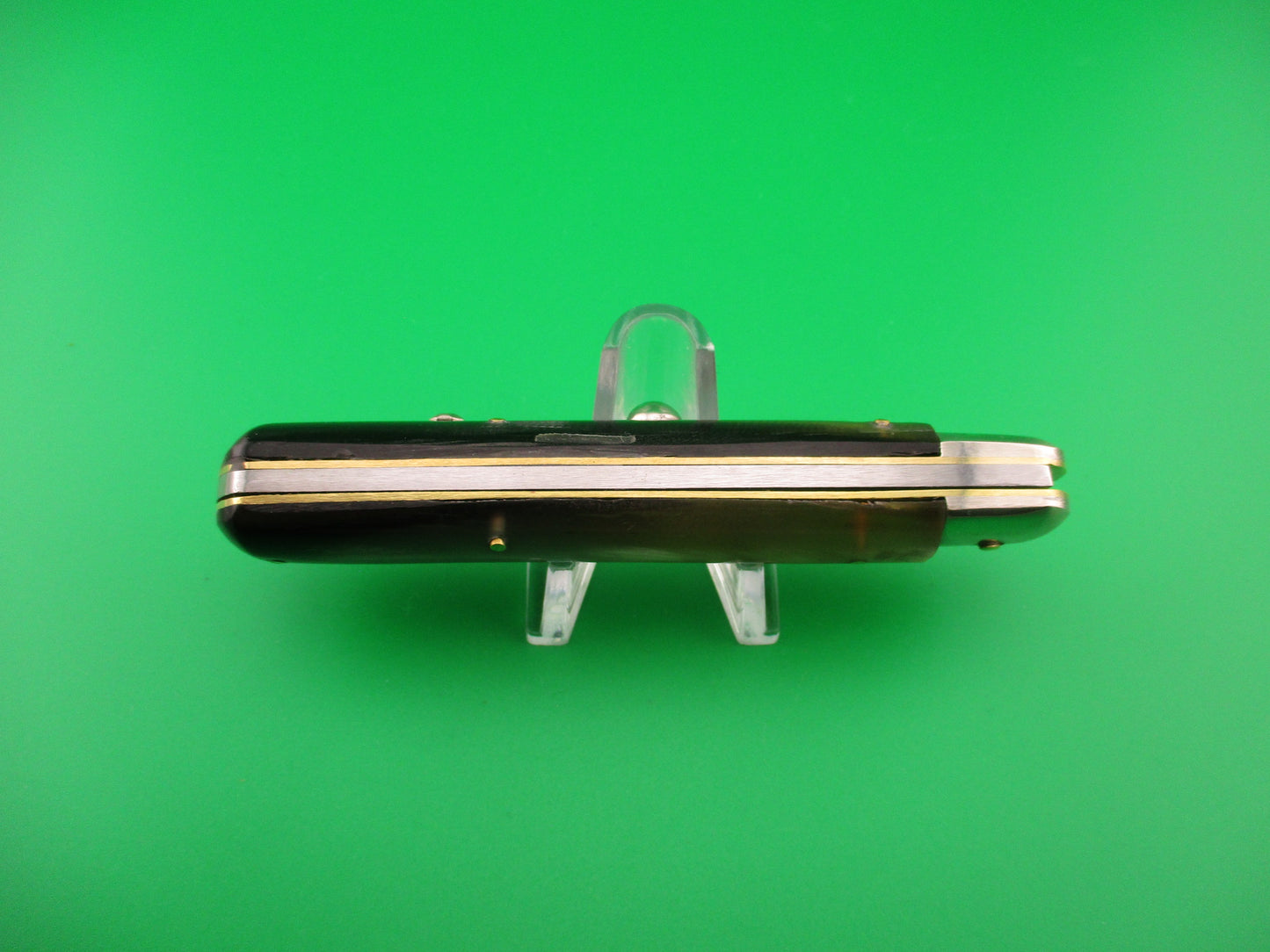 Rostfrei 20cm Italian Brazilian horn Cigar 1970s vintage NOS switchblade knife