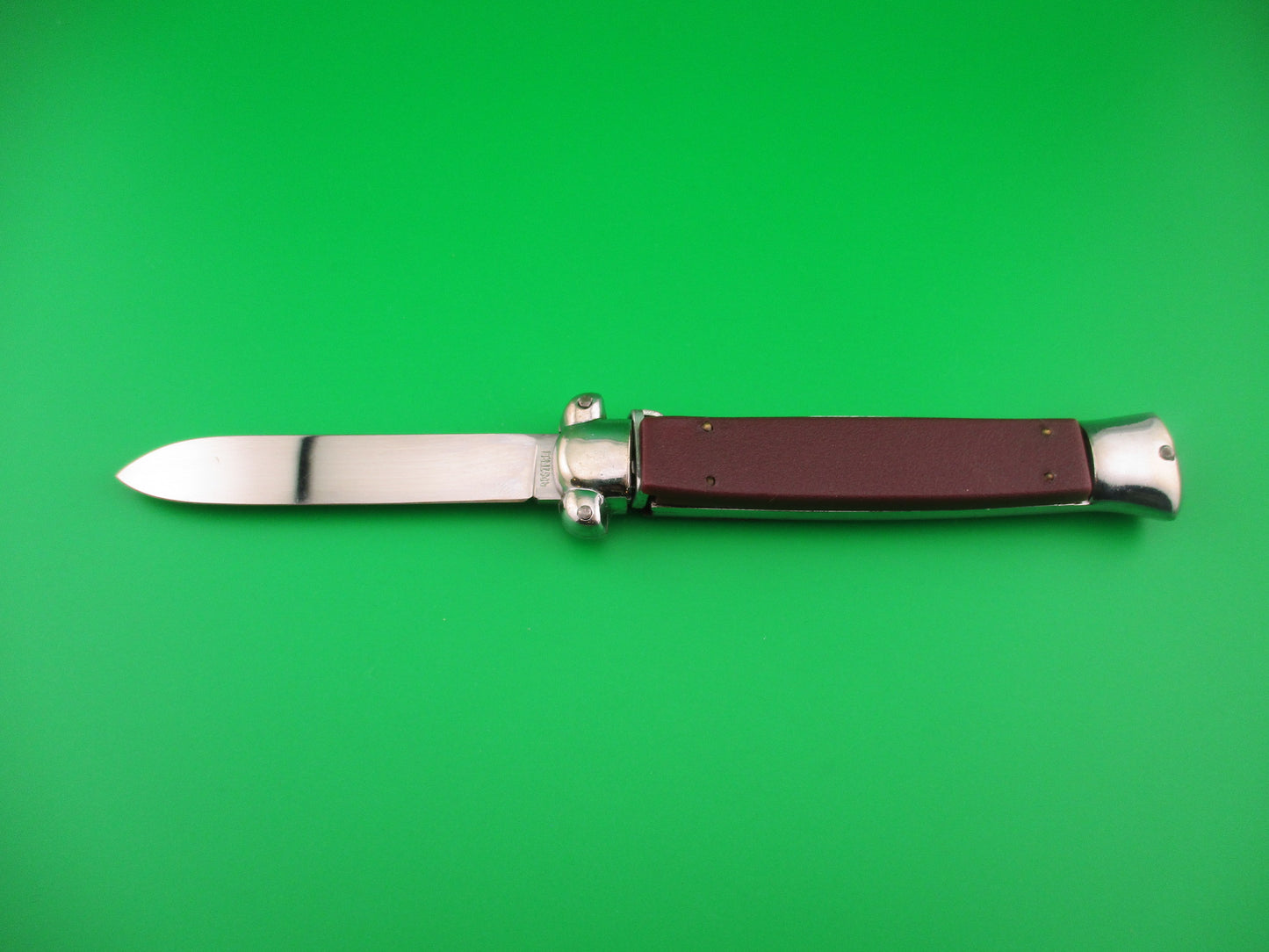 ROSTFREI 21cm Rare Italian Gravity knife vintage burgundy OTF
