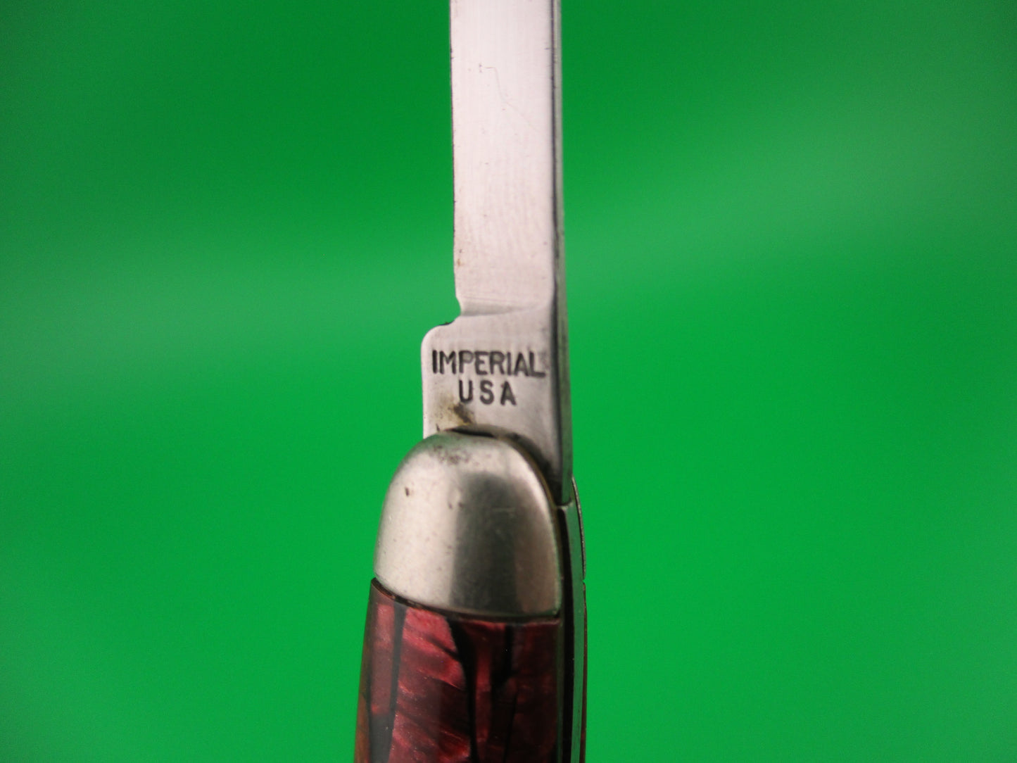 IMPERIAL USA Jackomatic Jr Keychain Switchblade 1950s knife with chain