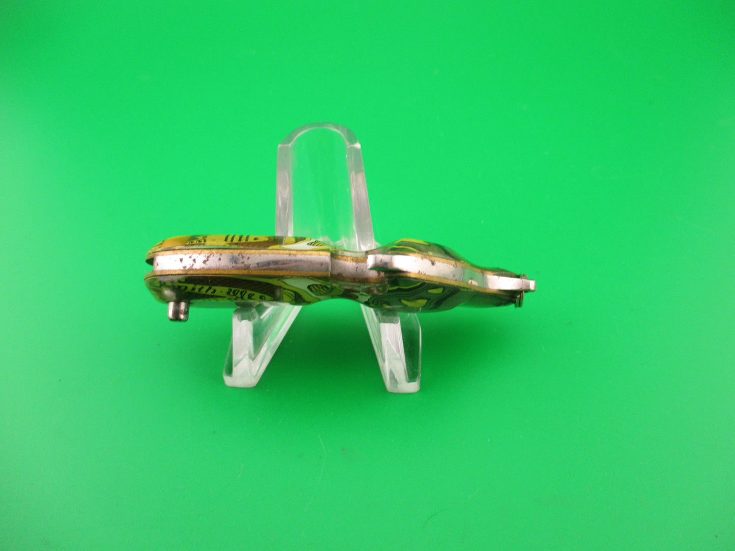 Tiny Russian RPK 12cm Smith & Wesson artwork vintage automatic knife