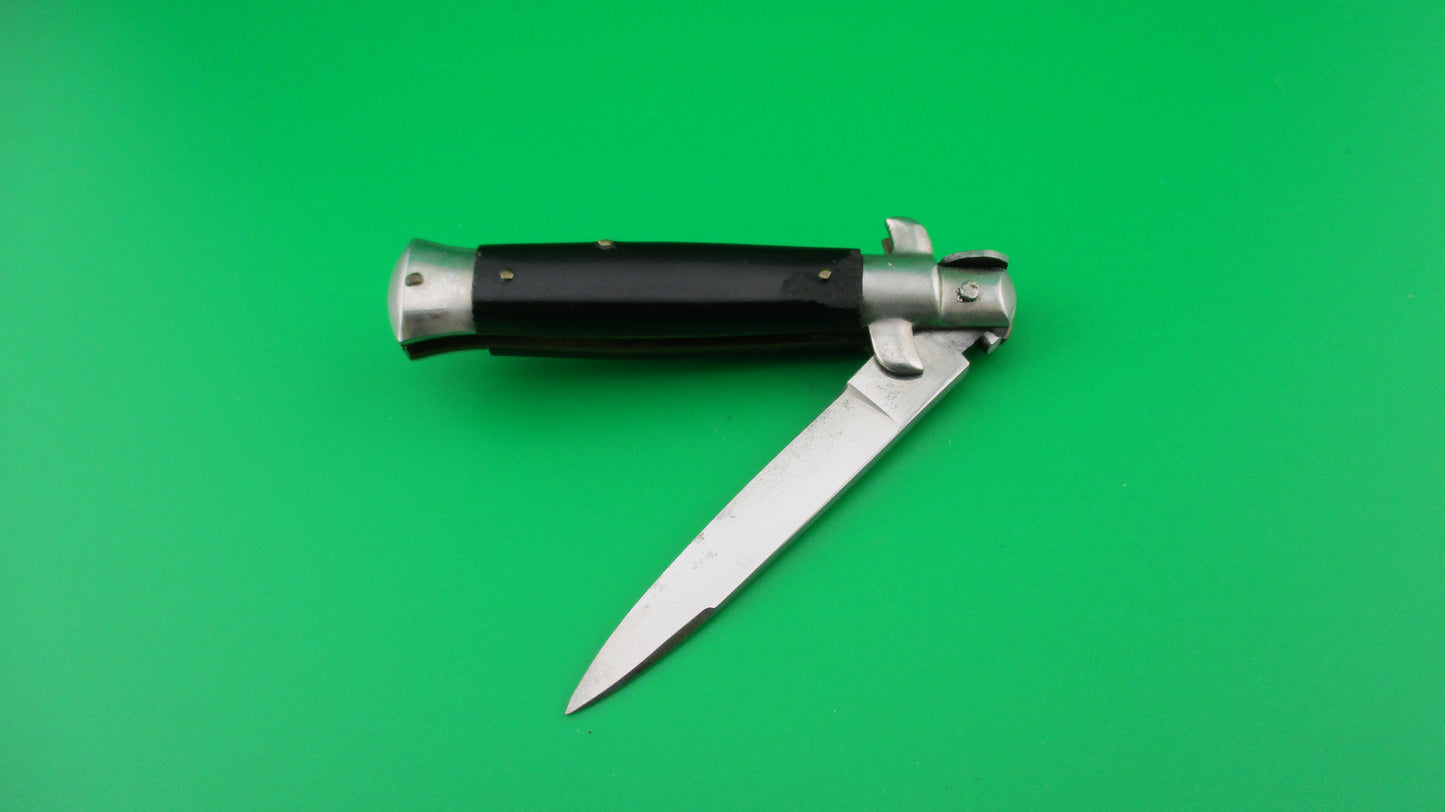 Rostfrei (slant) 14cm Italian transitional Small button stiletto automatic knife