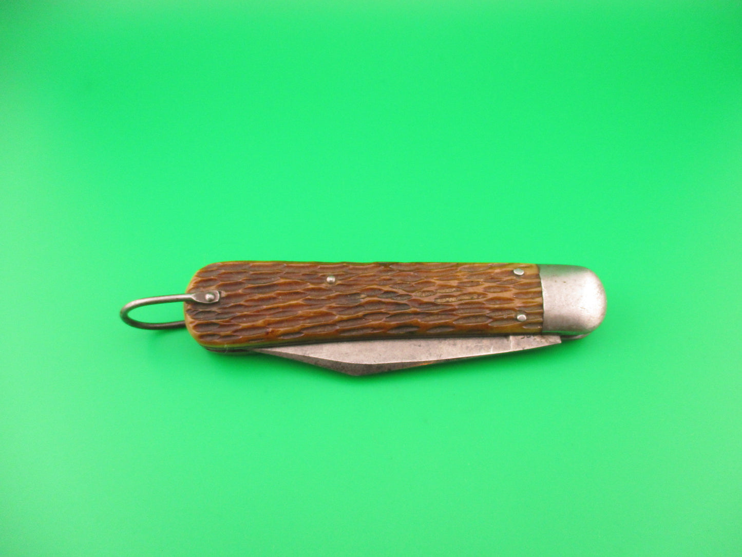 SCHRADE CUT CO M2 Bone WWII Paratrooper Military issue switchblade knife