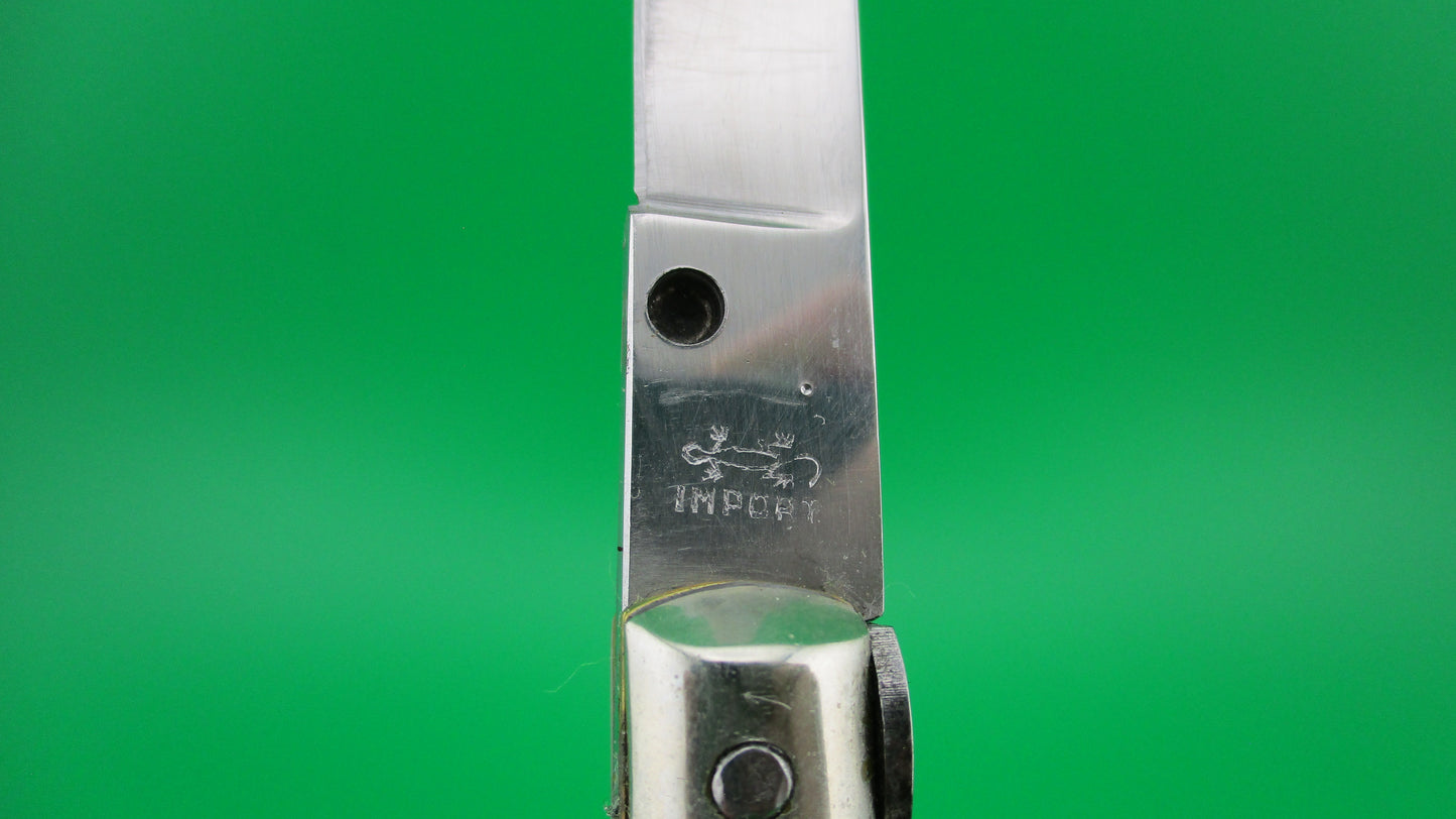 TARRY LEVIGNE LIZARD stamp INOX 20cm Italian Transitional stiletto automatic knife