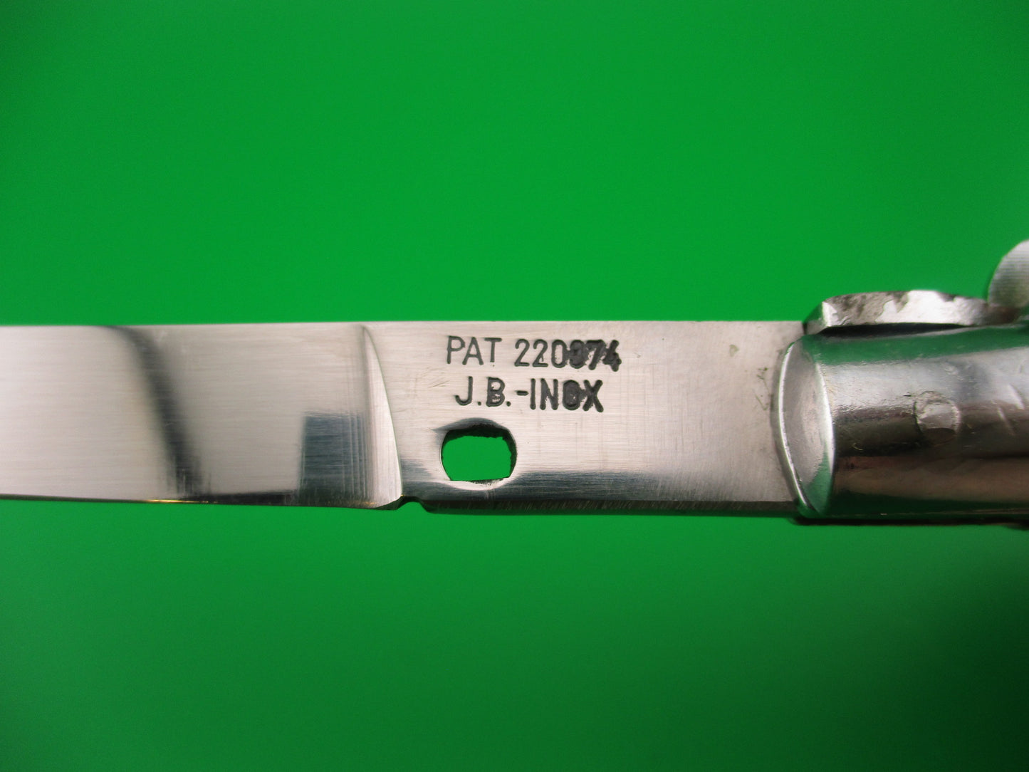 JB INOX PAT 220374 28cm Spanish Faux Stag Stiletto Switchblade knife