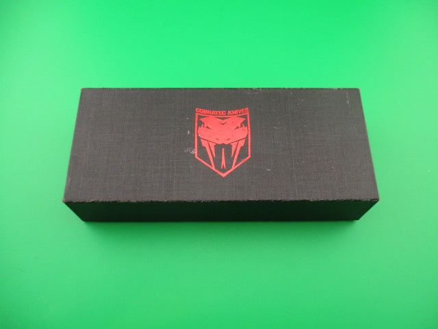 Cobratec Trapper White bone CTTHRWT hidden release automatic knife in box