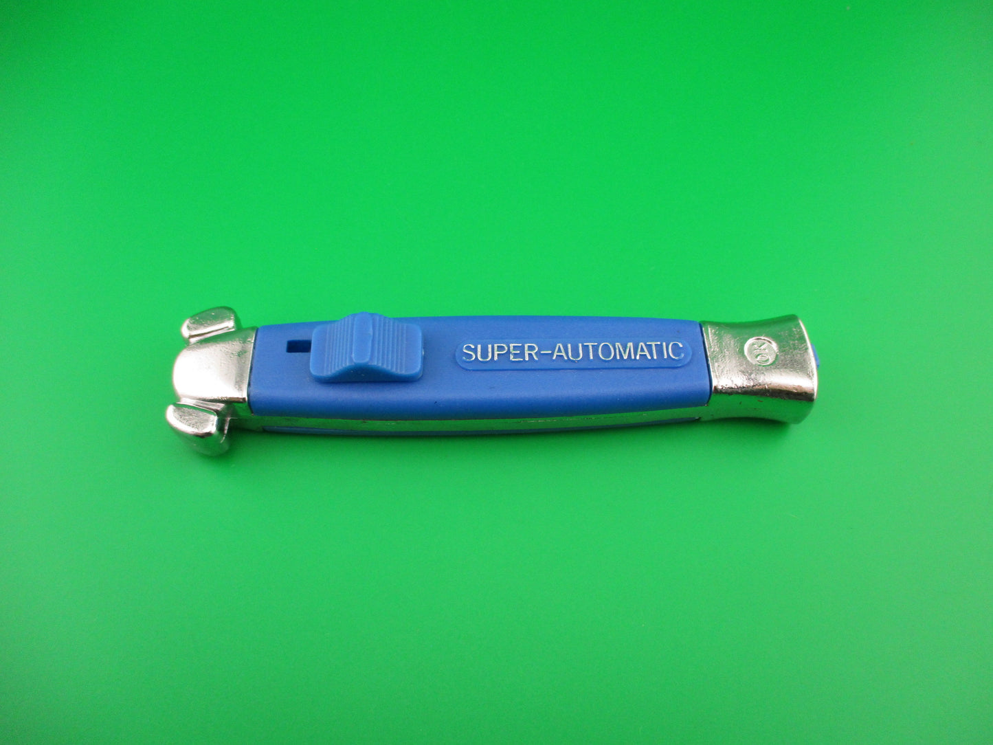 STAINLESS ROSTFREI 20cm RARE Light Blue Super Automatic OTF DA vintage switchblade knife