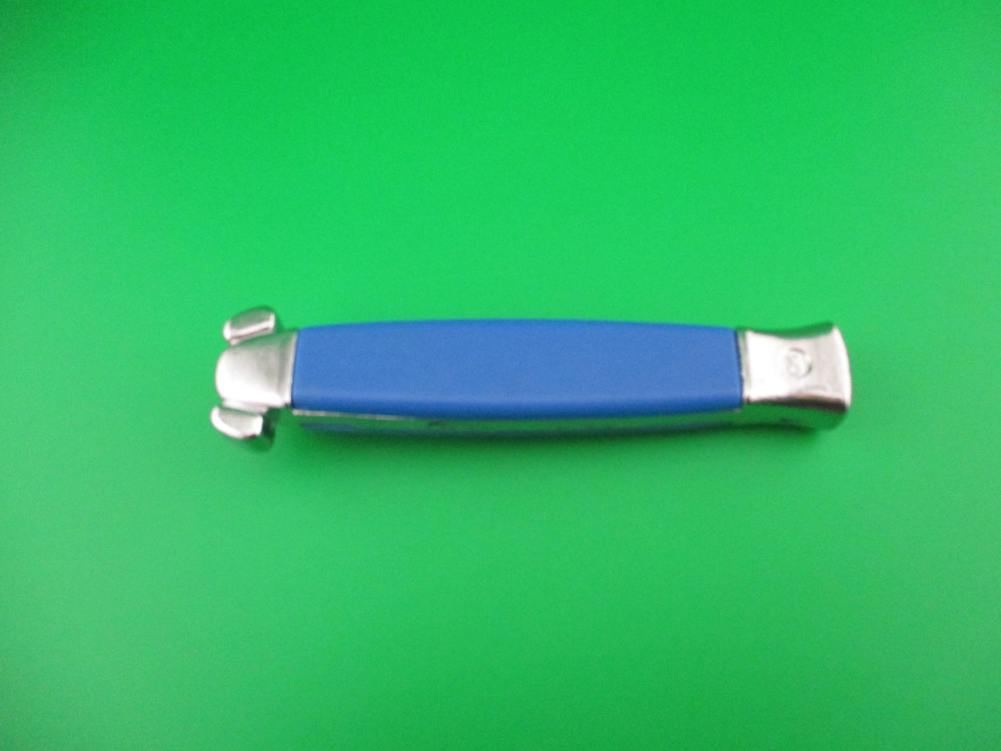 STAINLESS ROSTFREI 20cm RARE Light Blue Super Automatic OTF DA vintage switchblade knife