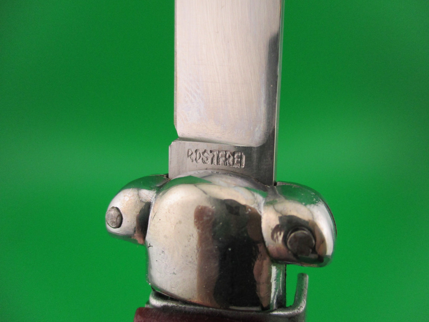 ROSTFREI 21cm Rare Italian Gravity knife vintage burgundy OTF