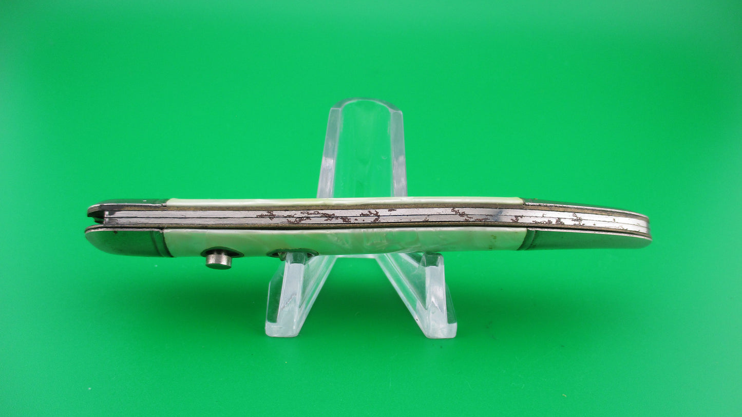 IMPERIAL Toothpick Cracked Ice Vintage switchblade knife JM90PBC NOS