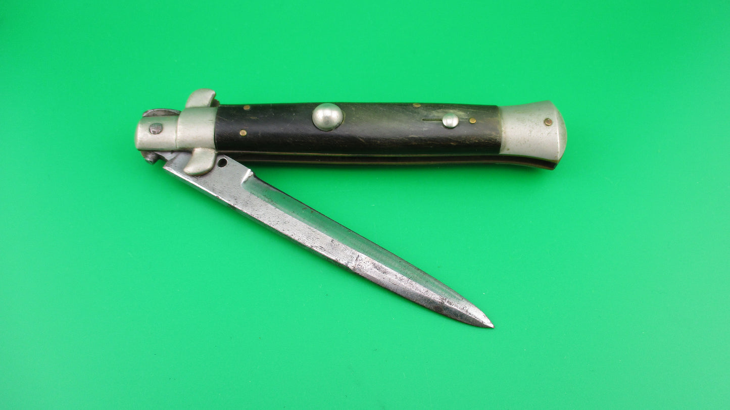EIG CUTLERY ITALY Box Stamp 23cm Italian Picklock Vintage 1950s automatic knife