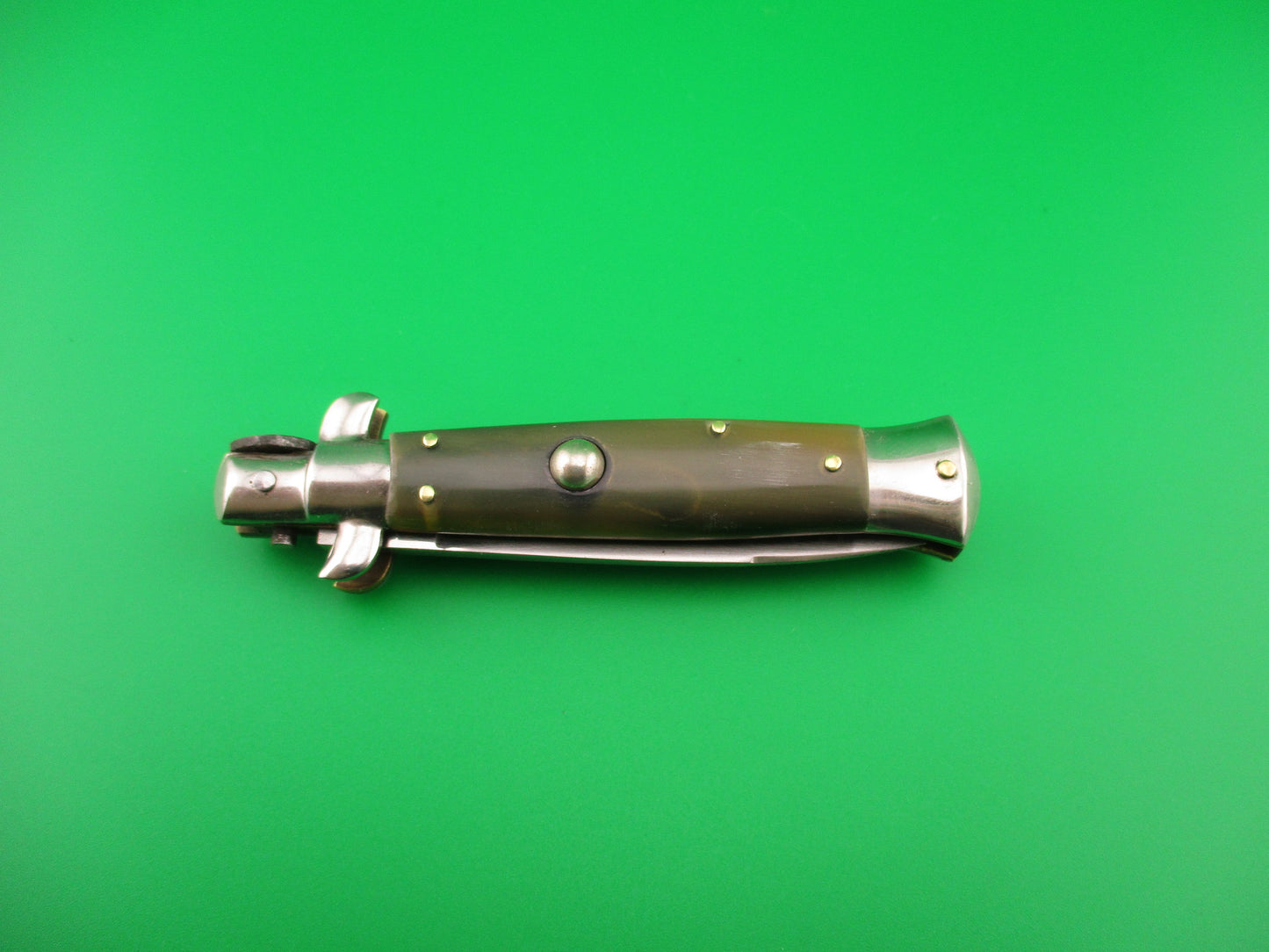 Rostfrei (slant) 16cm Italian Transitional Stiletto Vintage automatic w/ new scales
