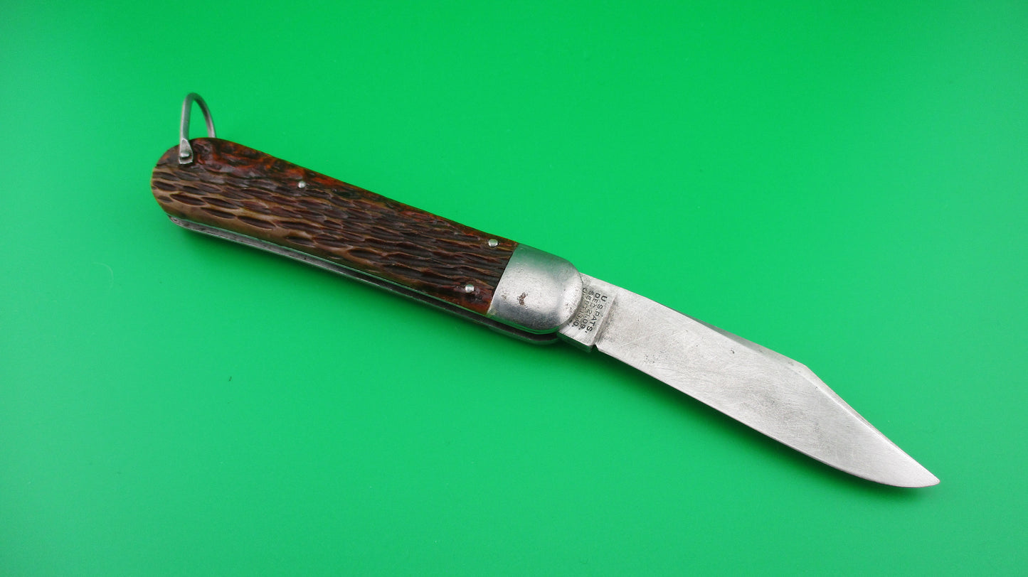SCHRADE CUT CO M2 Bone WWII Paratrooper Military issue switchblade knife