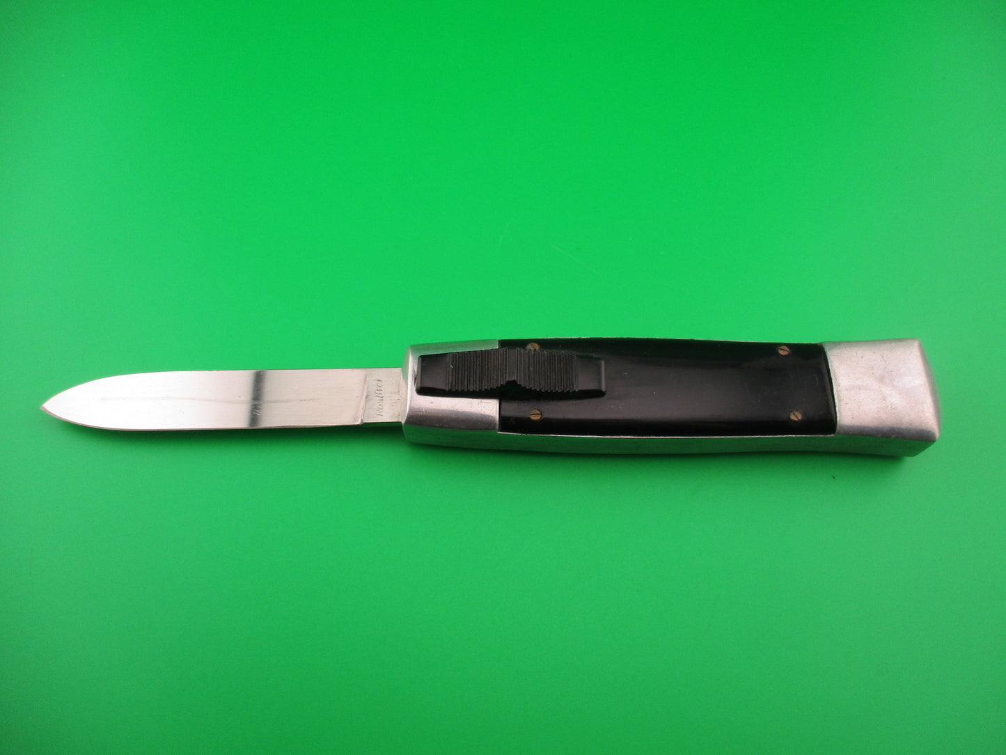 Rostfrei 21cm Italian OTF DA Aluminum & black vintage automatic knife 1215