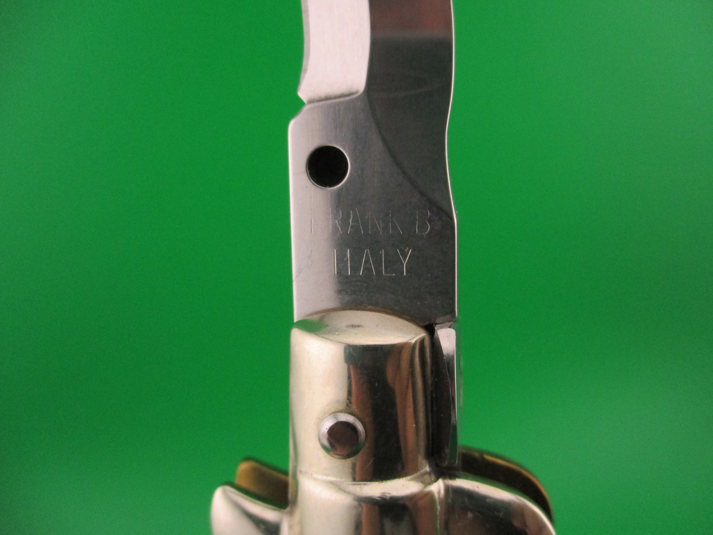 FRANK B ITALY 28cm Italian Picklock Stiletto Kris Horn automatic knife