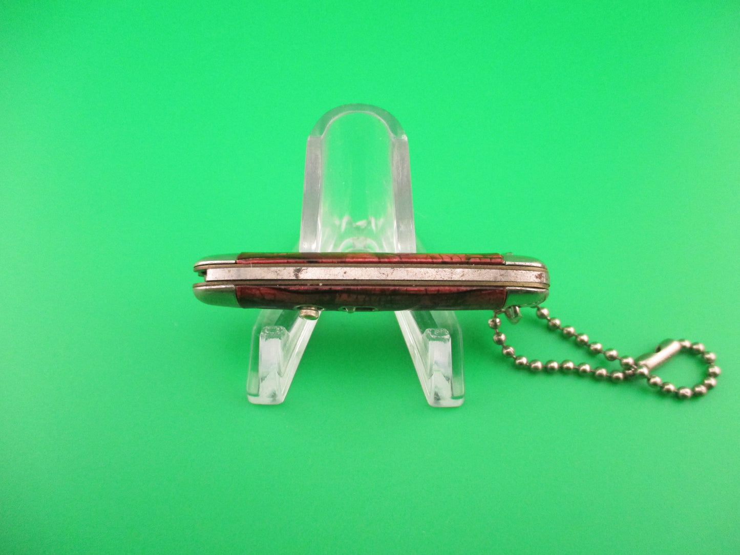 IMPERIAL USA Jackomatic Jr Keychain Switchblade 1950s knife with chain