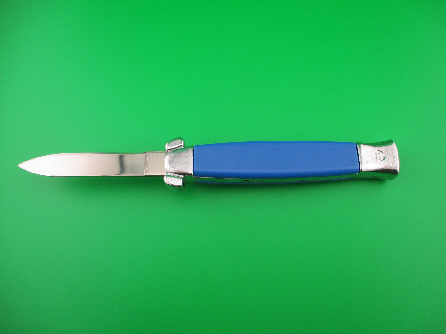 STAINLESS ROSTFREI 20cm RARE Light Blue Super Automatic OTF DA vintage switchblade knife