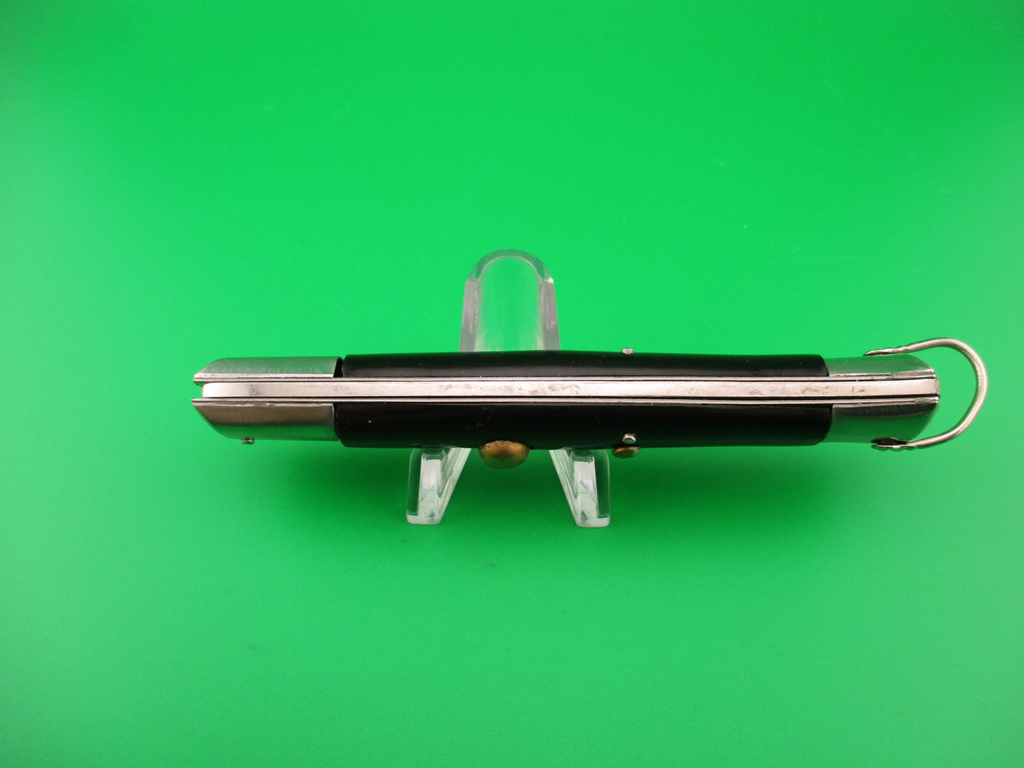 Rizzuto Estileto Milano 9 inch Japanese Black swing guard switchblade Single pin