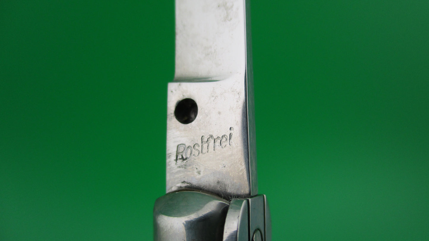 Rostfrei (slant) 14cm Italian transitional Small button stiletto automatic knife