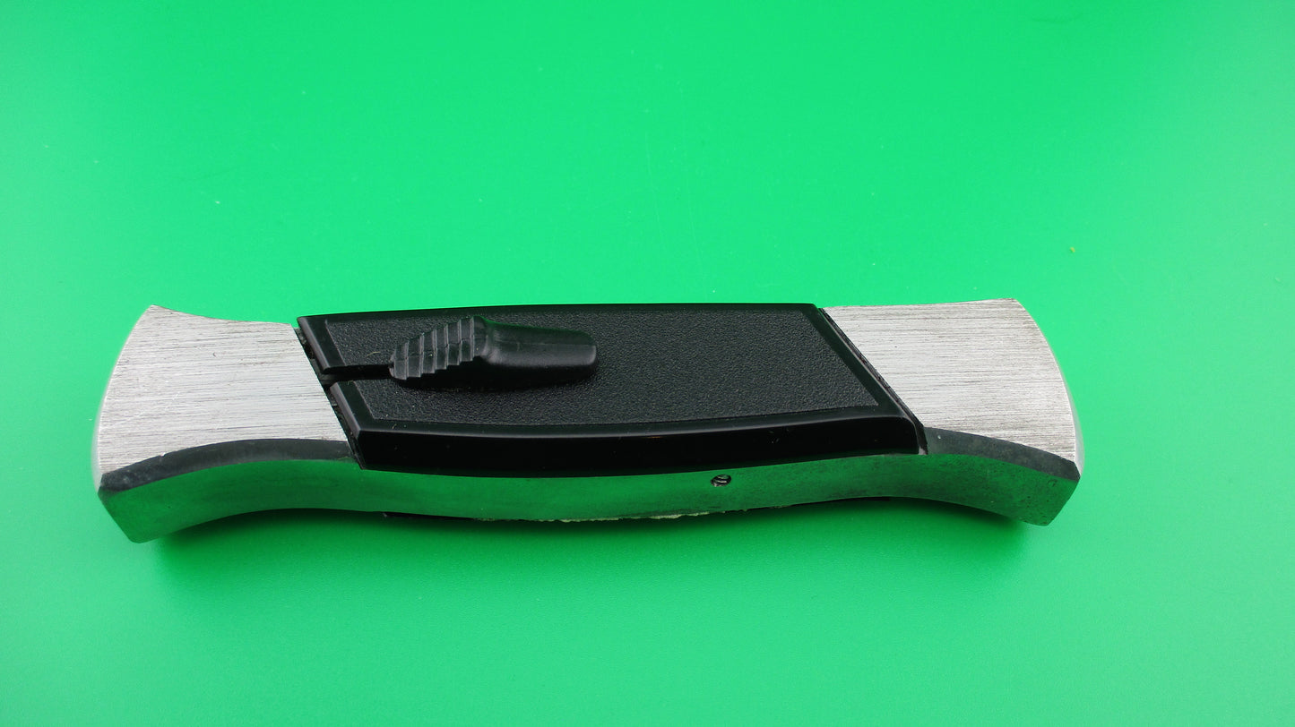 z AKC MADE IN ITALY 22cm Black Finger OTF DA automatic knife Dagger blade