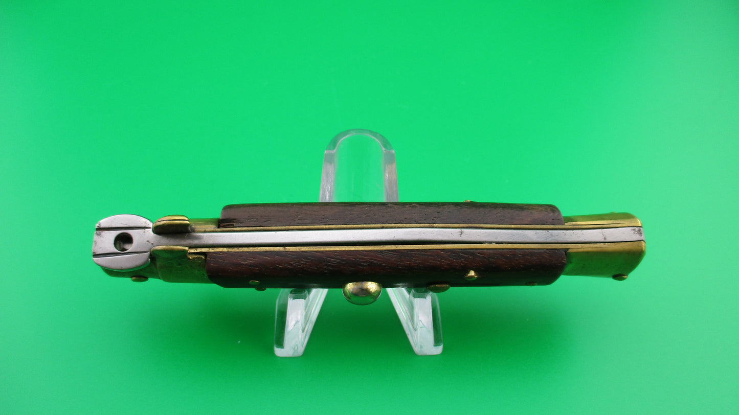 B Rostfrei 20cm Italian Stiletto Swivel Bolster Vintage 1980s Automatic knife