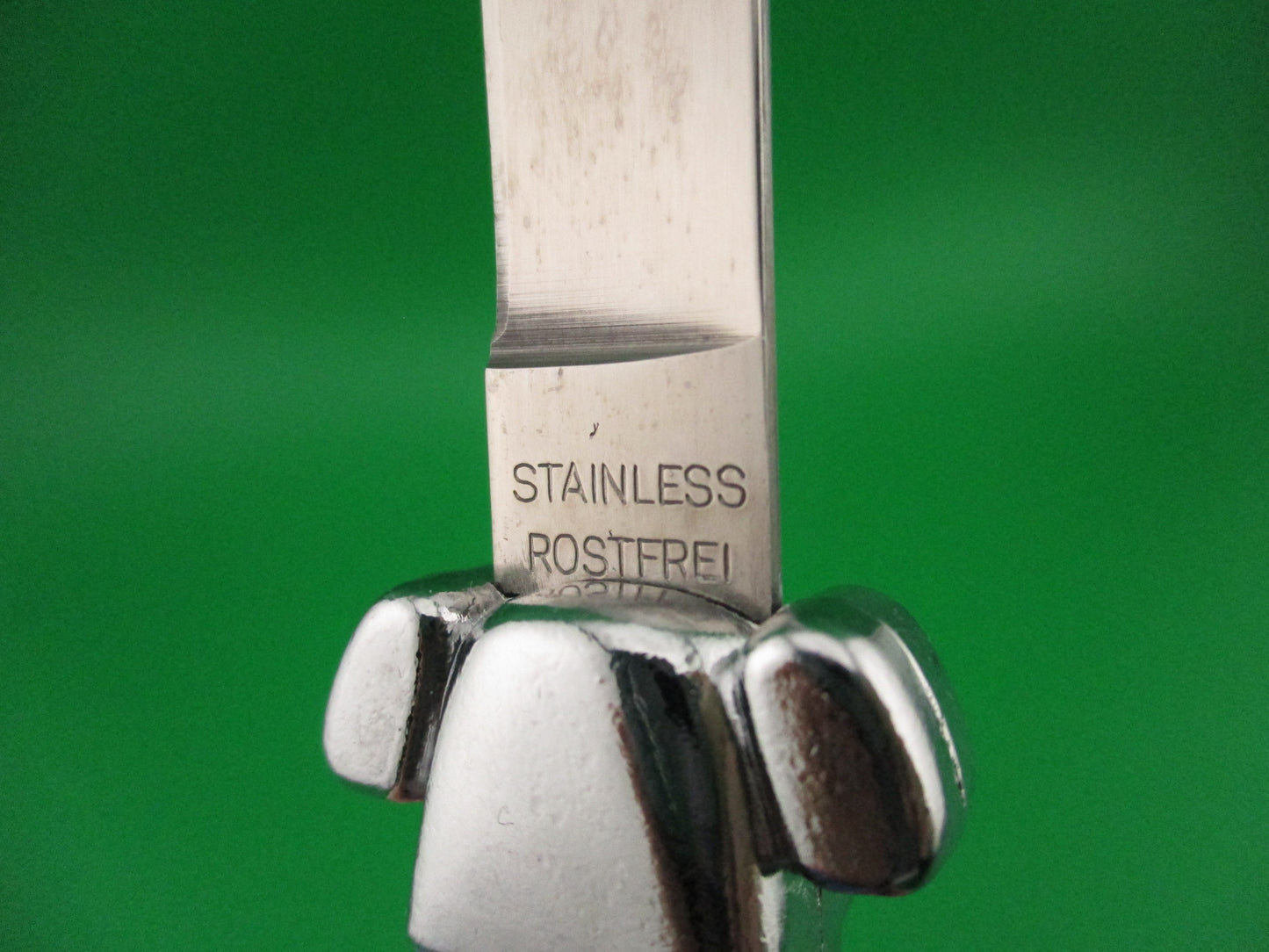 STAINLESS ROSTFREI 20cm RARE Light Blue Super Automatic OTF DA vintage switchblade knife