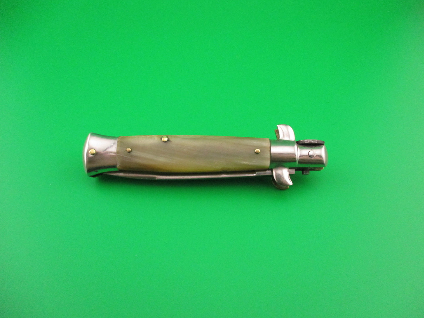 Rostfrei (slant) 16cm Italian Transitional Stiletto Vintage automatic w/ new scales