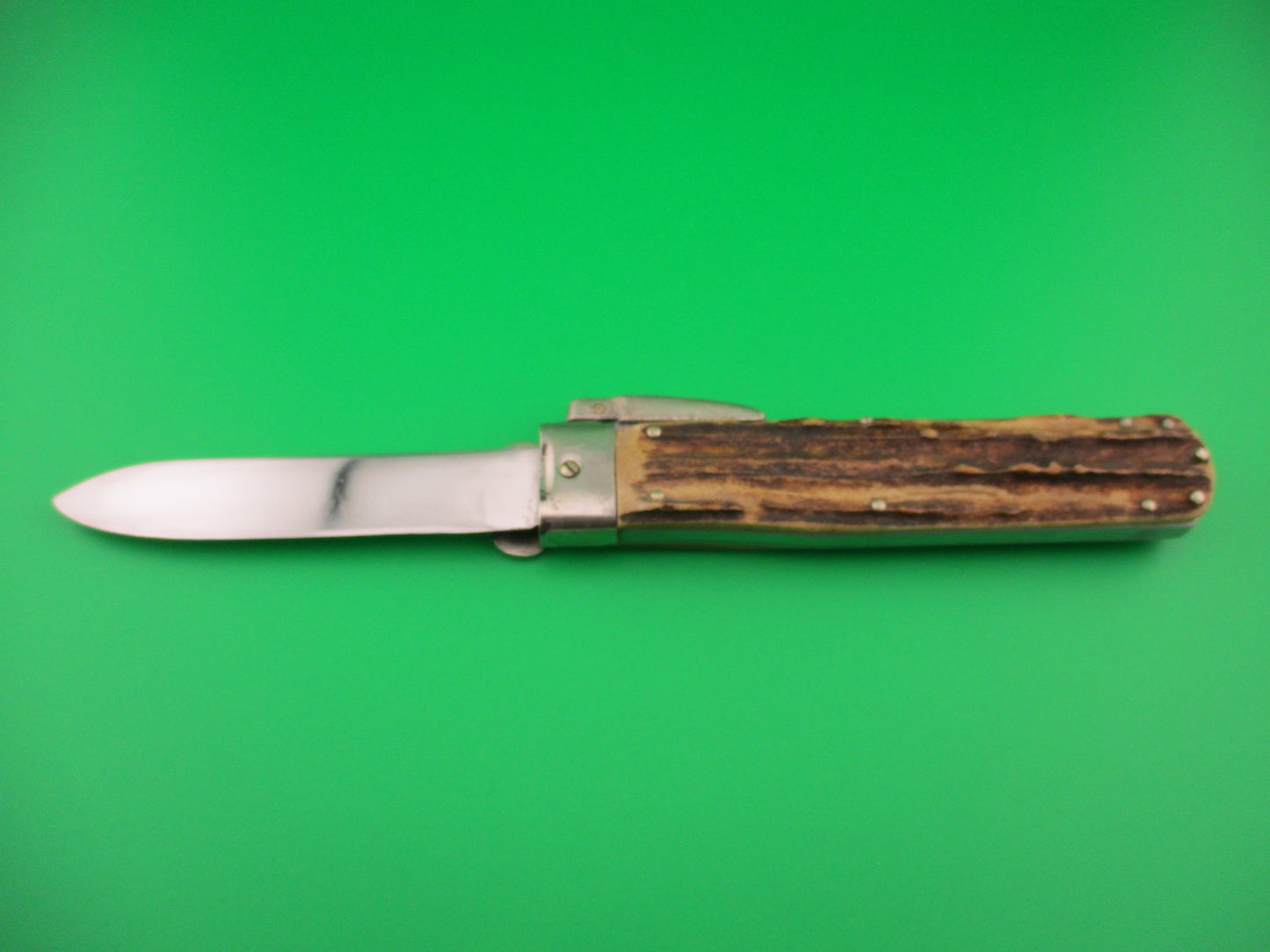 Vintage OTHELLO German 23cm STAG Trap Door Gravity knife