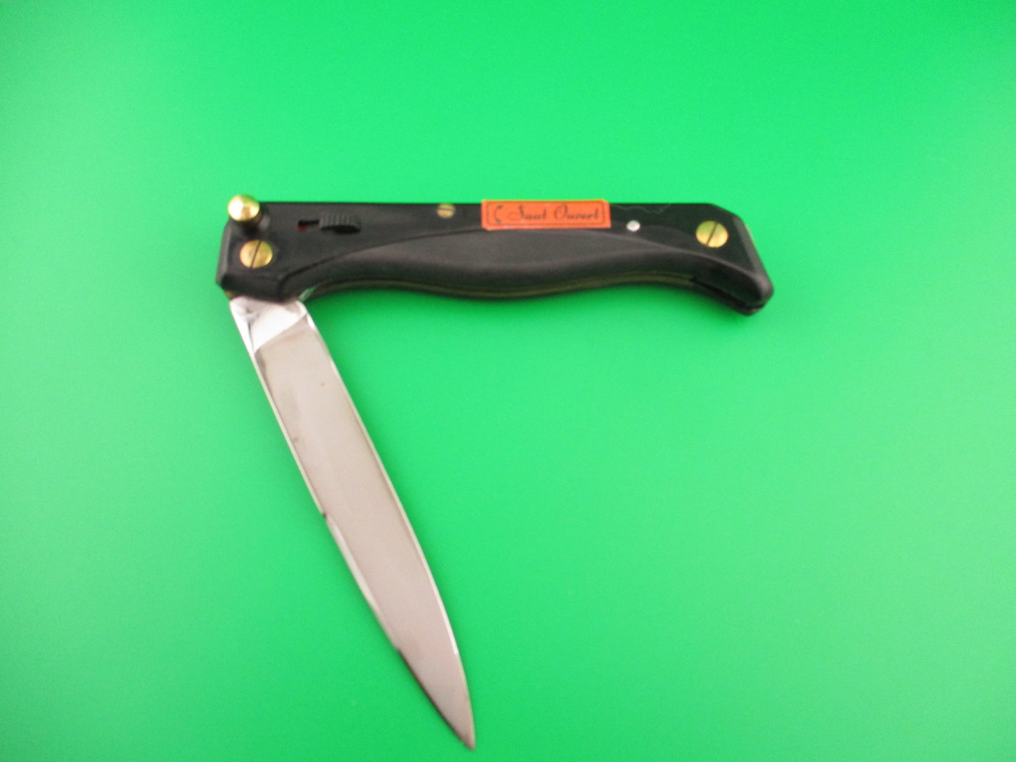 Saut Ouvert INOX 24cm French Black automatic knife