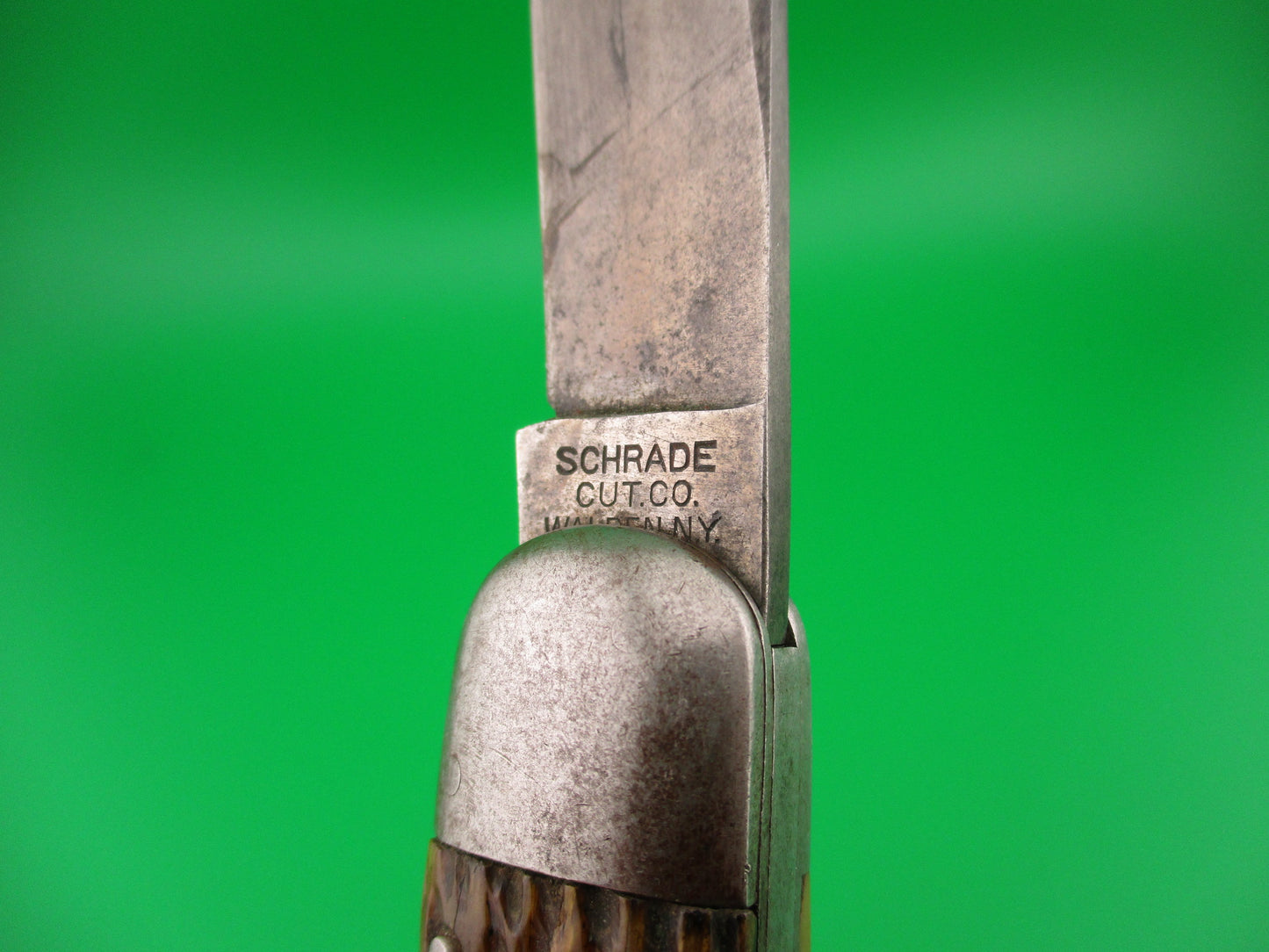 SCHRADE CUT CO M2 Bone WWII Paratrooper Military issue switchblade knife