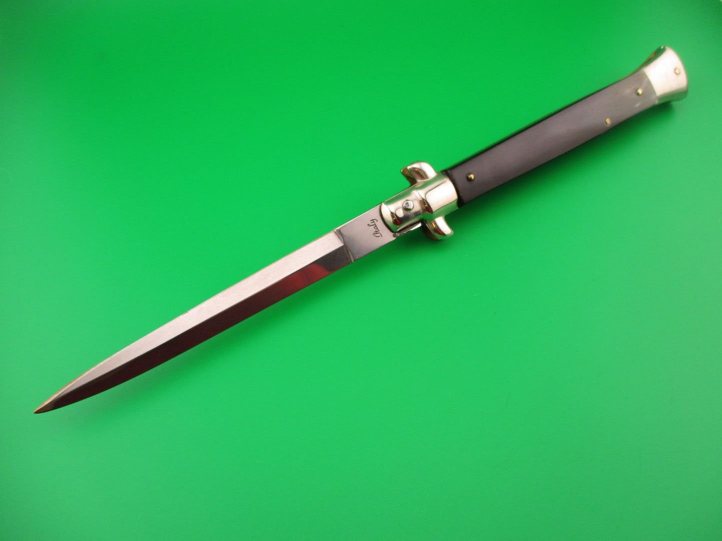 Frank Beltrame Limited Edition 2014 28cm Italian Picklock Dagger Horn Red dot automatic knife