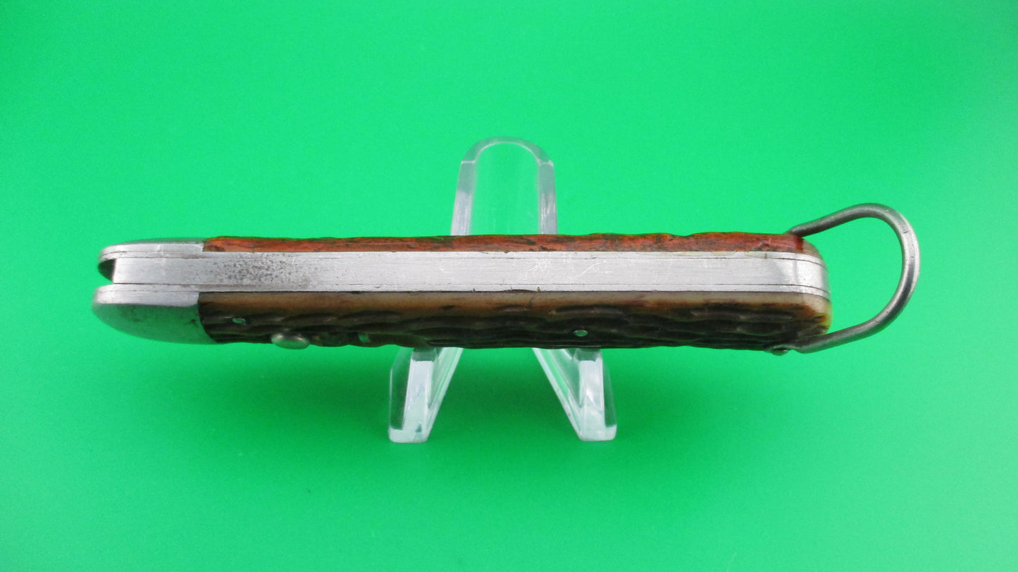 SCHRADE CUT CO M2 Bone WWII Paratrooper Military issue switchblade knife