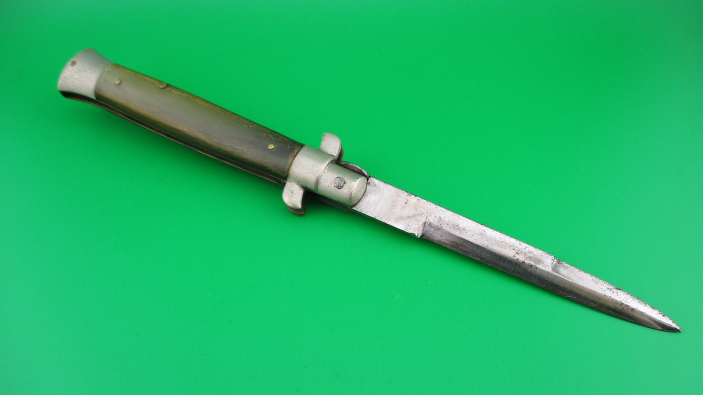 EIG CUTLERY ITALY Box Stamp 23cm Italian Picklock Vintage 1950s automatic knife