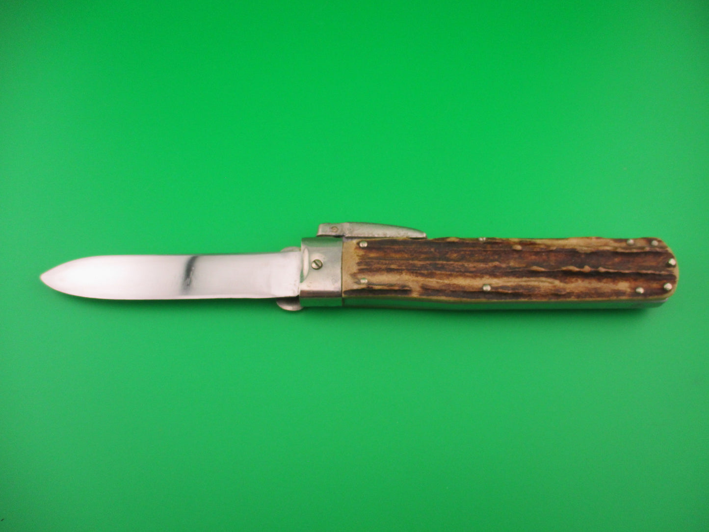 Vintage OTHELLO German 23cm STAG Trap Door Gravity knife