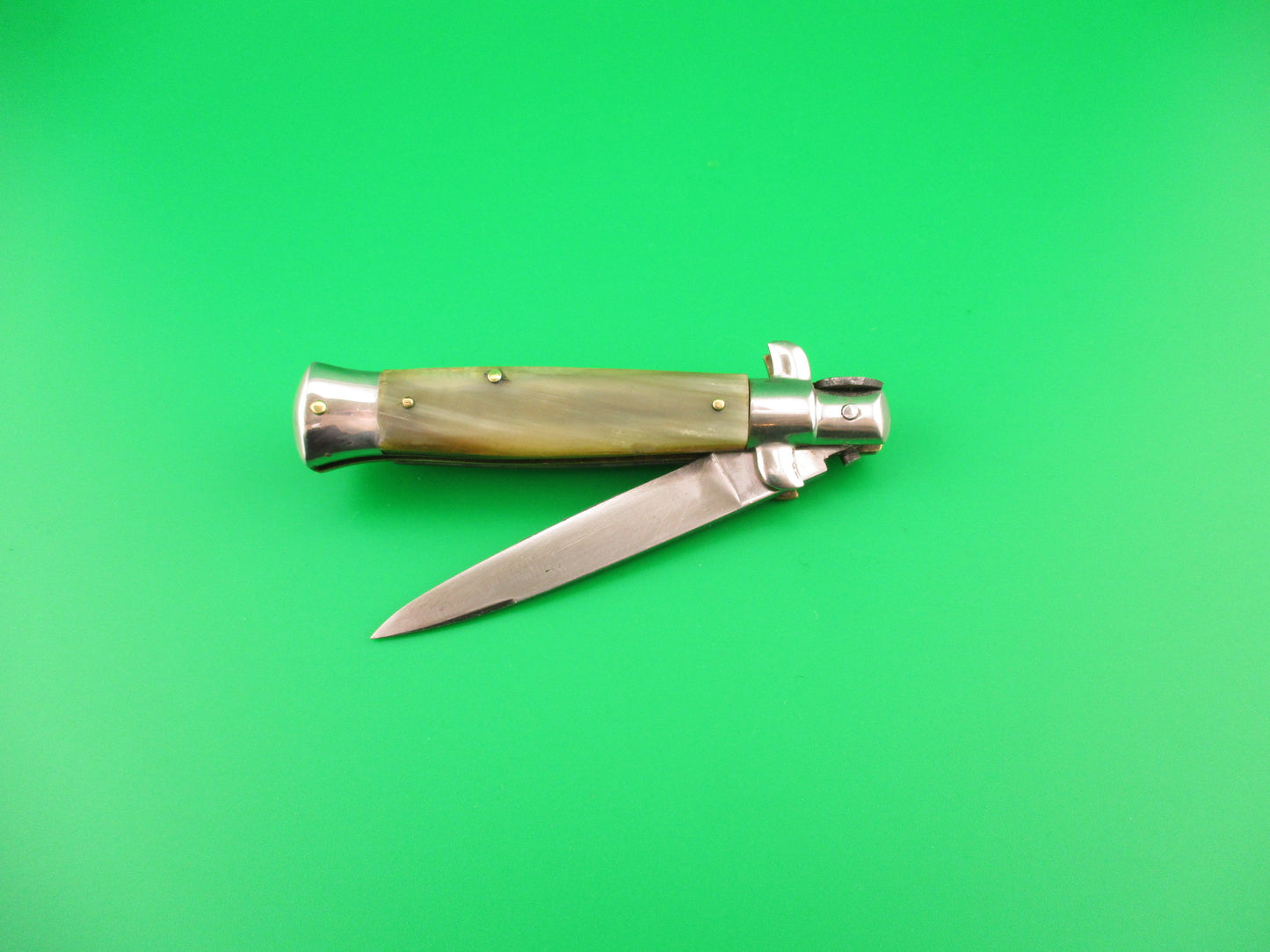 Rostfrei (slant) 16cm Italian Transitional Stiletto Vintage automatic w/ new scales