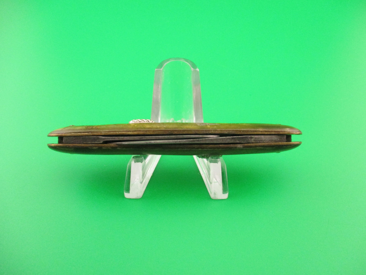 FLYLOCK Double Smoked Pearl antique automatic knife