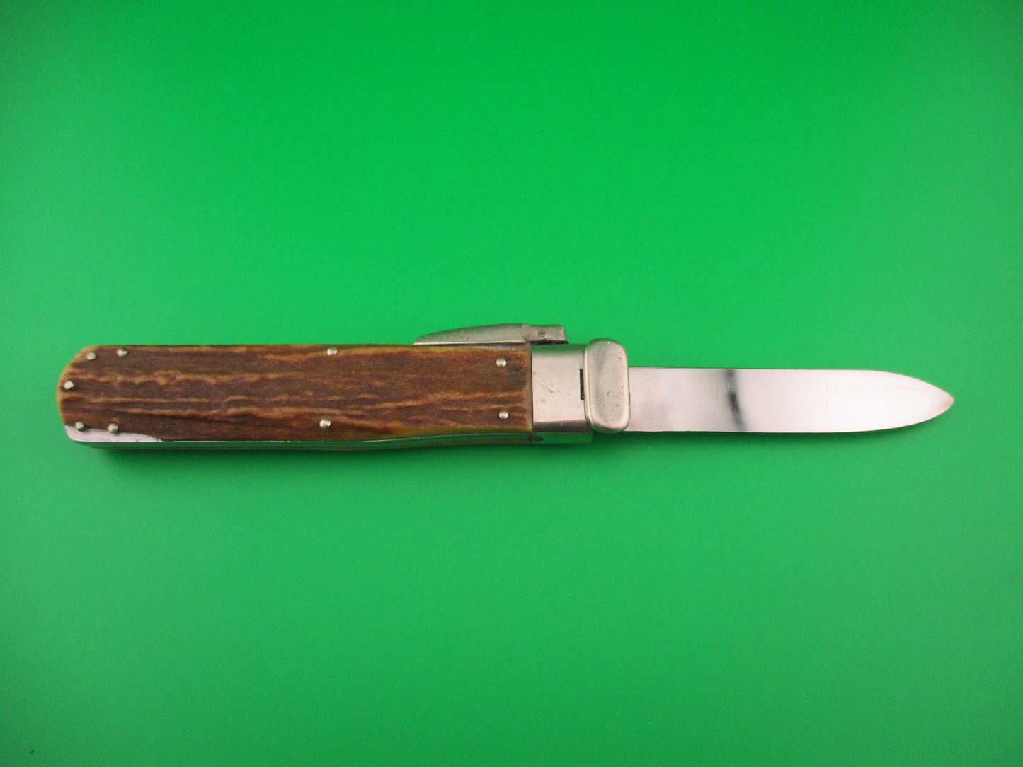 Vintage OTHELLO German 23cm STAG Trap Door Gravity knife