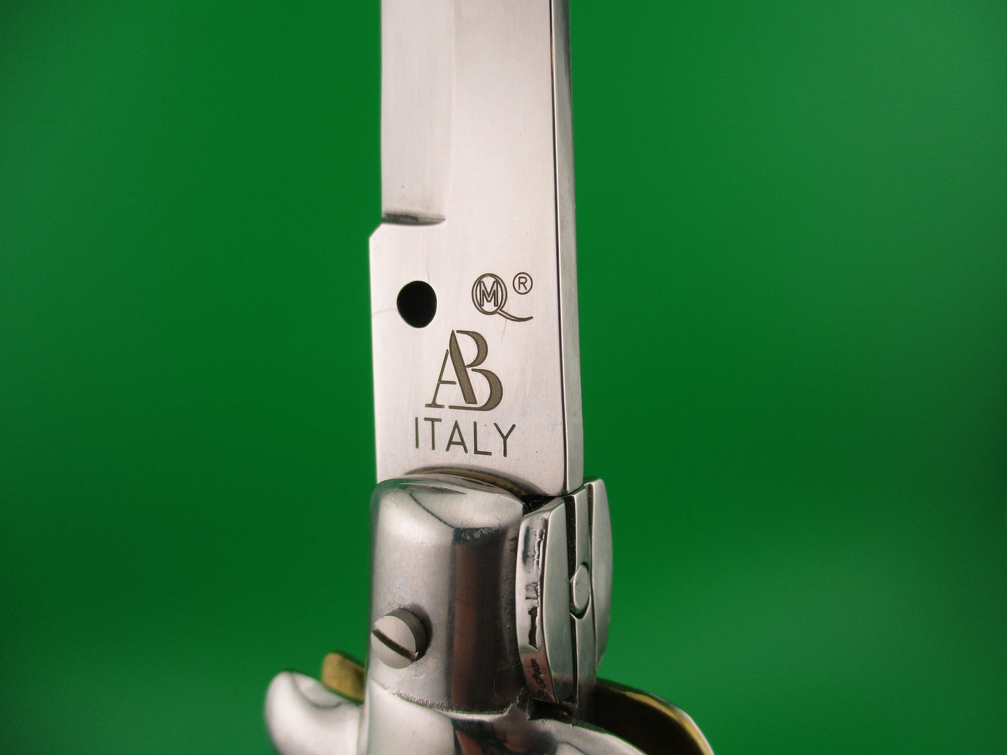 AB ITALY COLTELLERIE DI PREGIO MANIAGO 33cm Italian Swivel bolster Pearlex switchblade