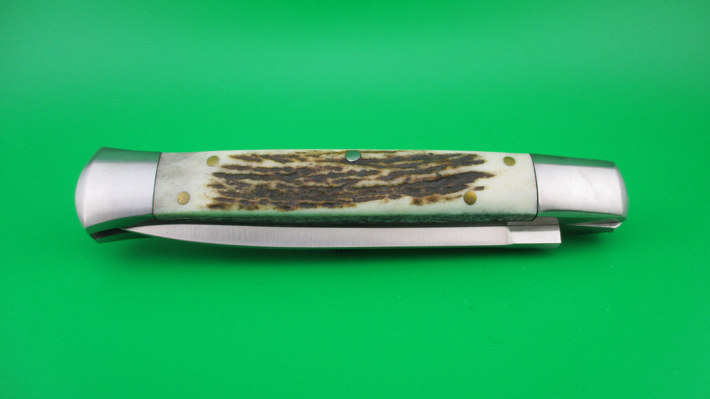 z DUE BUOI 23cm Italian Limited edition Stag automatic knife