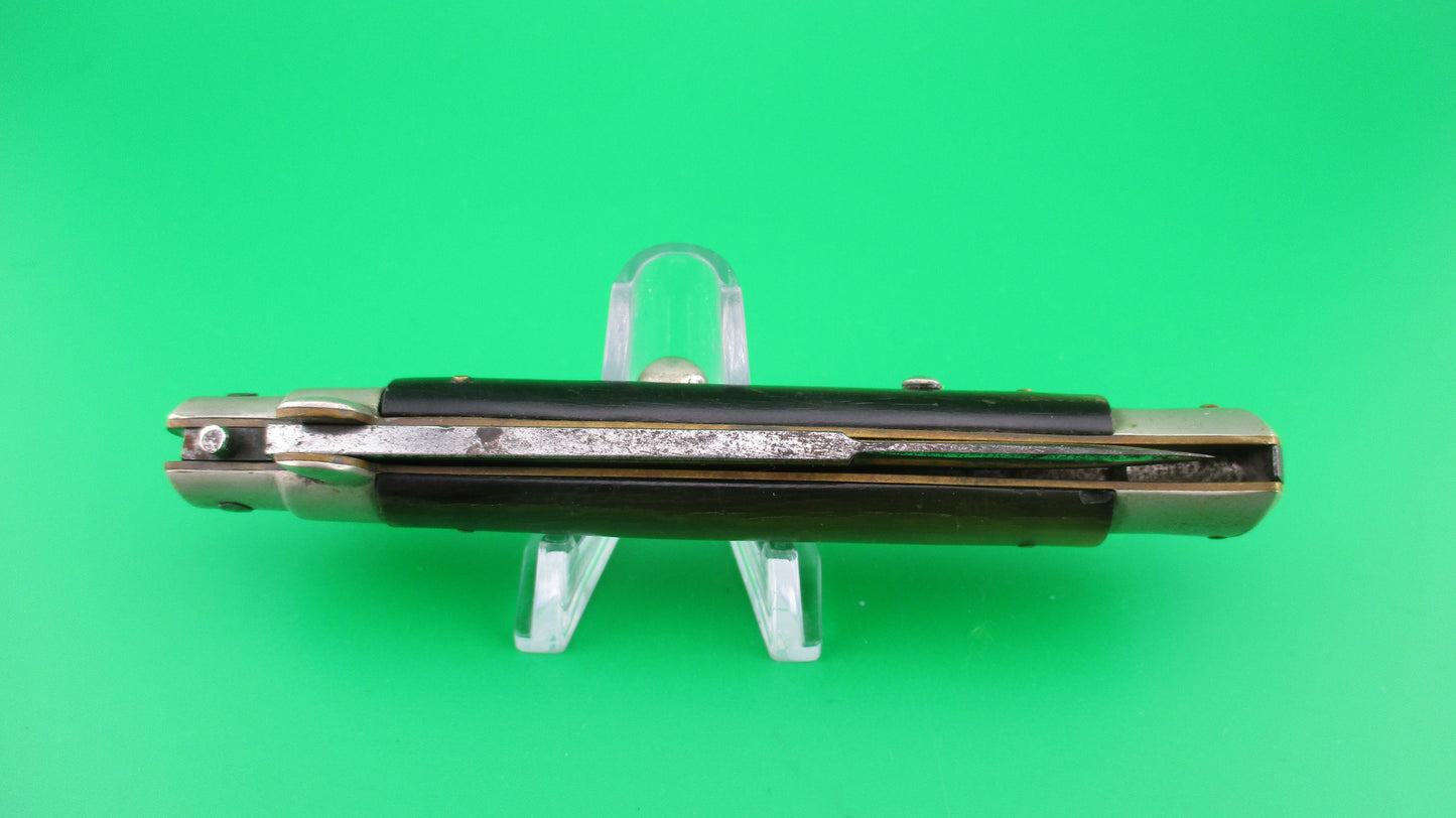 EIG CUTLERY ITALY Box Stamp 23cm Italian Picklock Vintage 1950s automatic knife