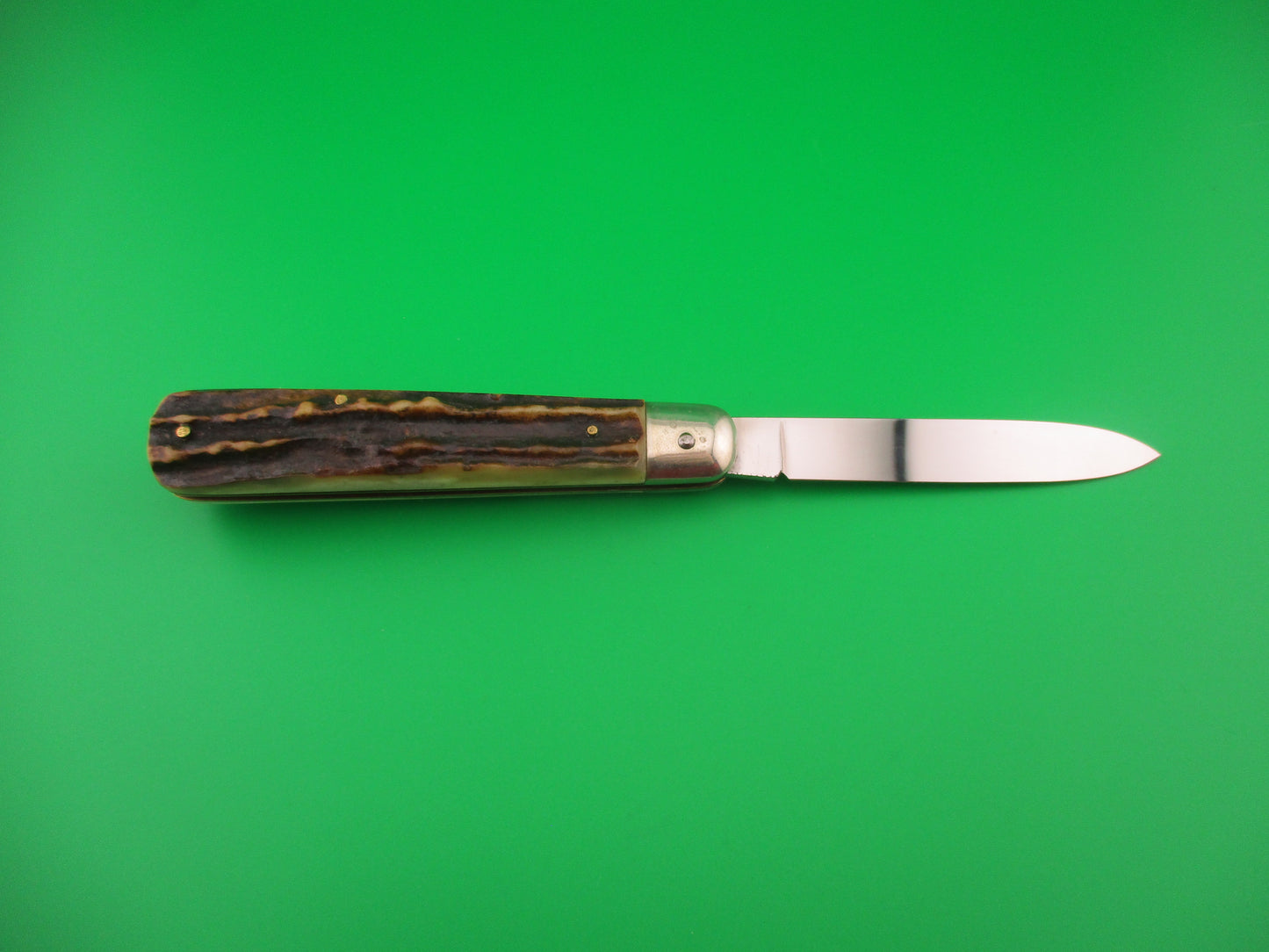 Rostfrei 20cm Italian Stag Cigar Slip joint 1970s vintage switchblade jack knife