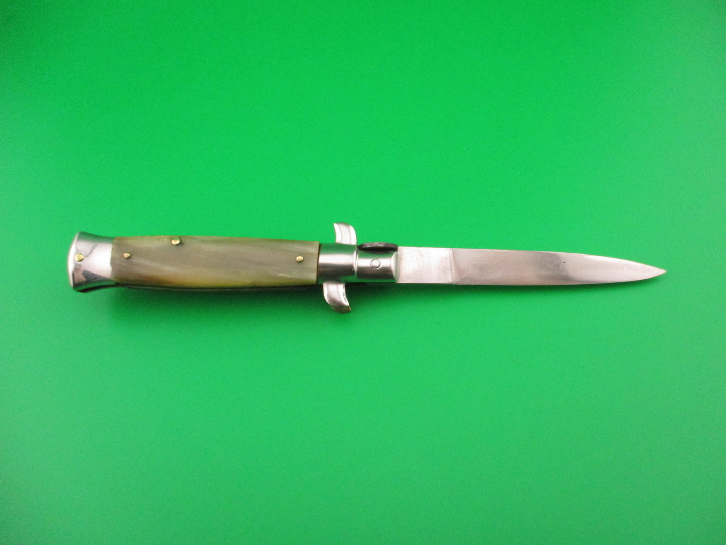 Rostfrei (slant) 16cm Italian Transitional Stiletto Vintage automatic w/ new scales
