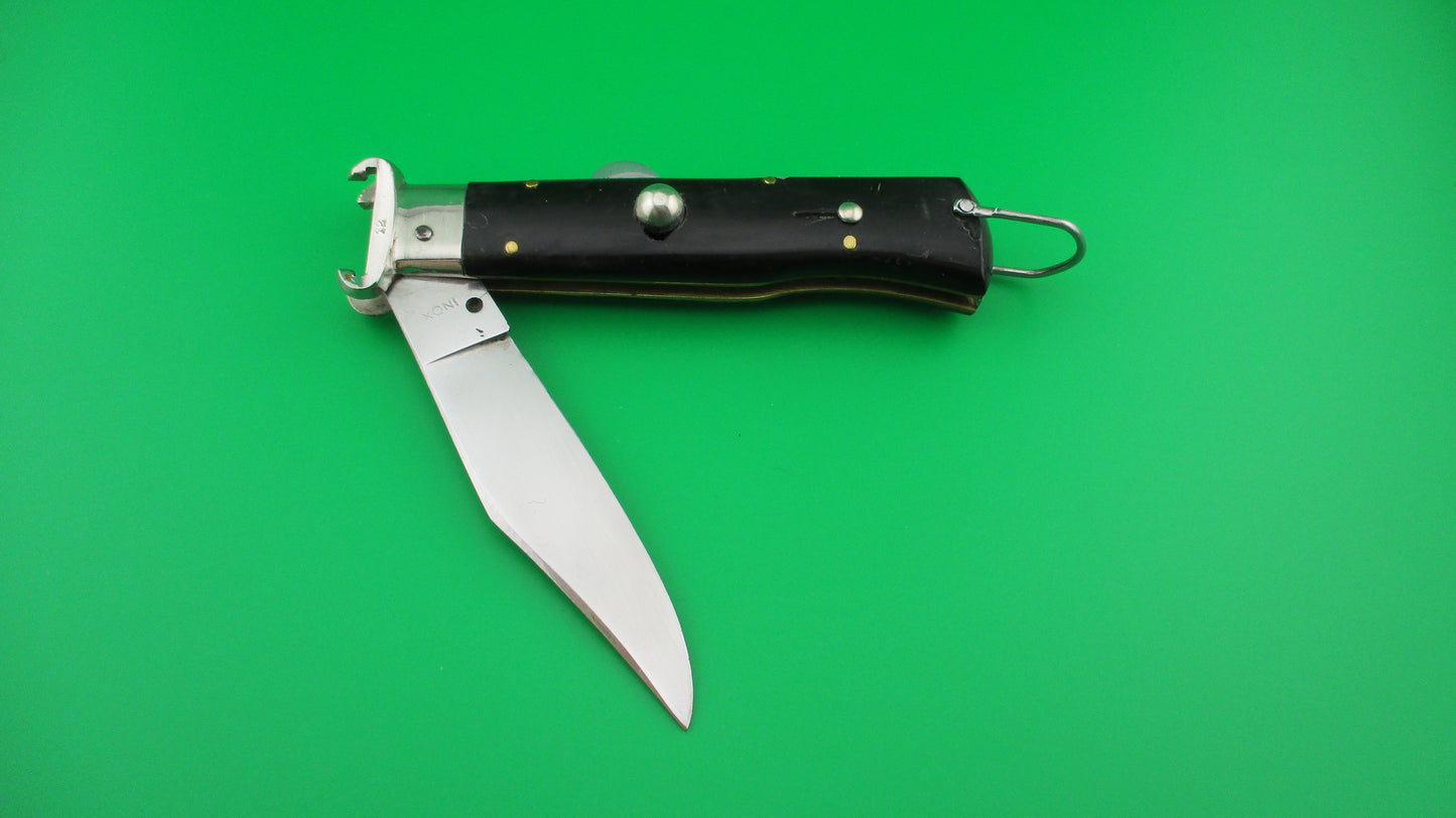 INOX 20cm Italian Humpback Shell Puller Camper automatic knife