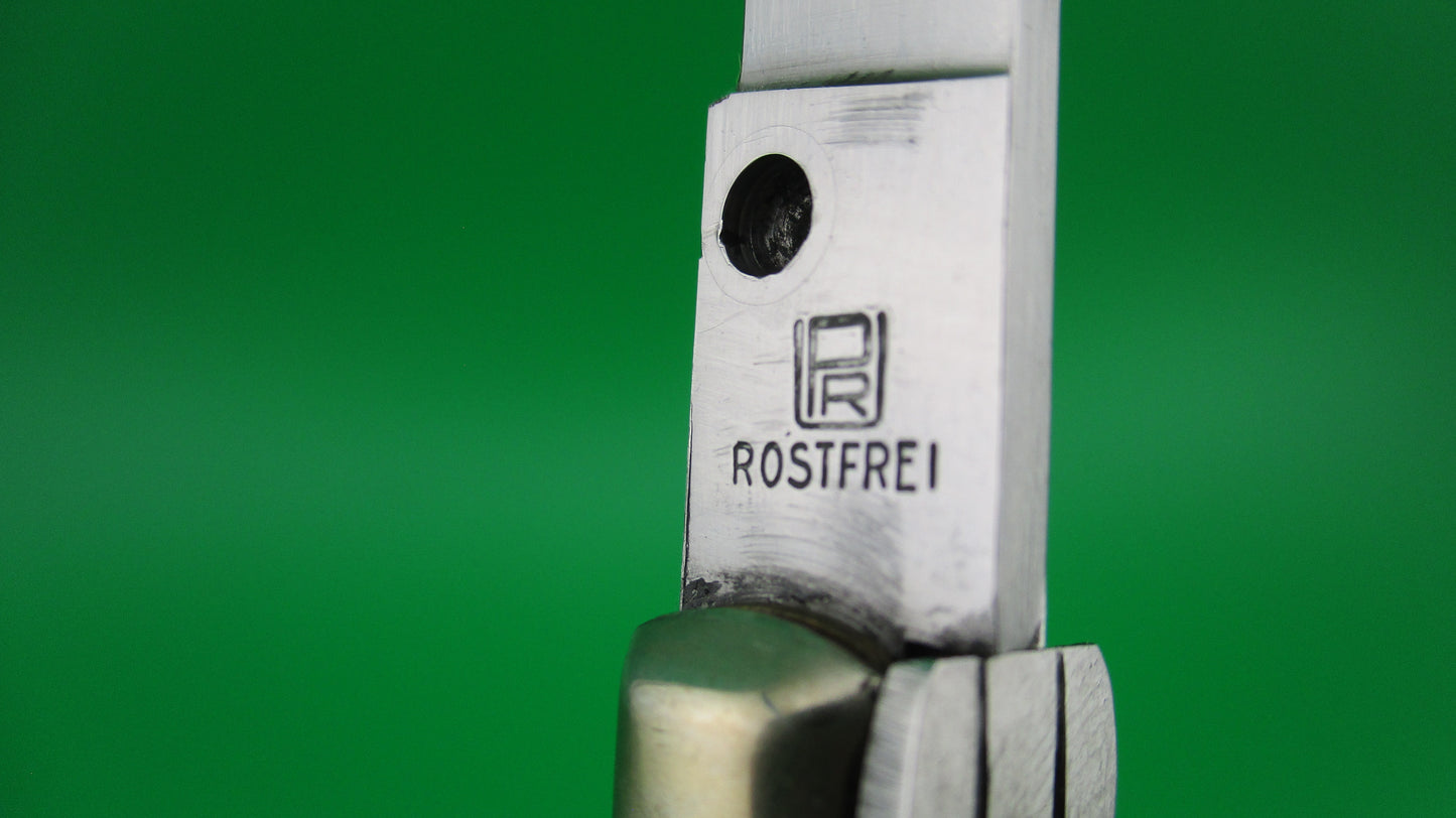 Rosa Uliana Primo ROSTFREI 20cm Italian Transitional Stag Stiletto automatic knife