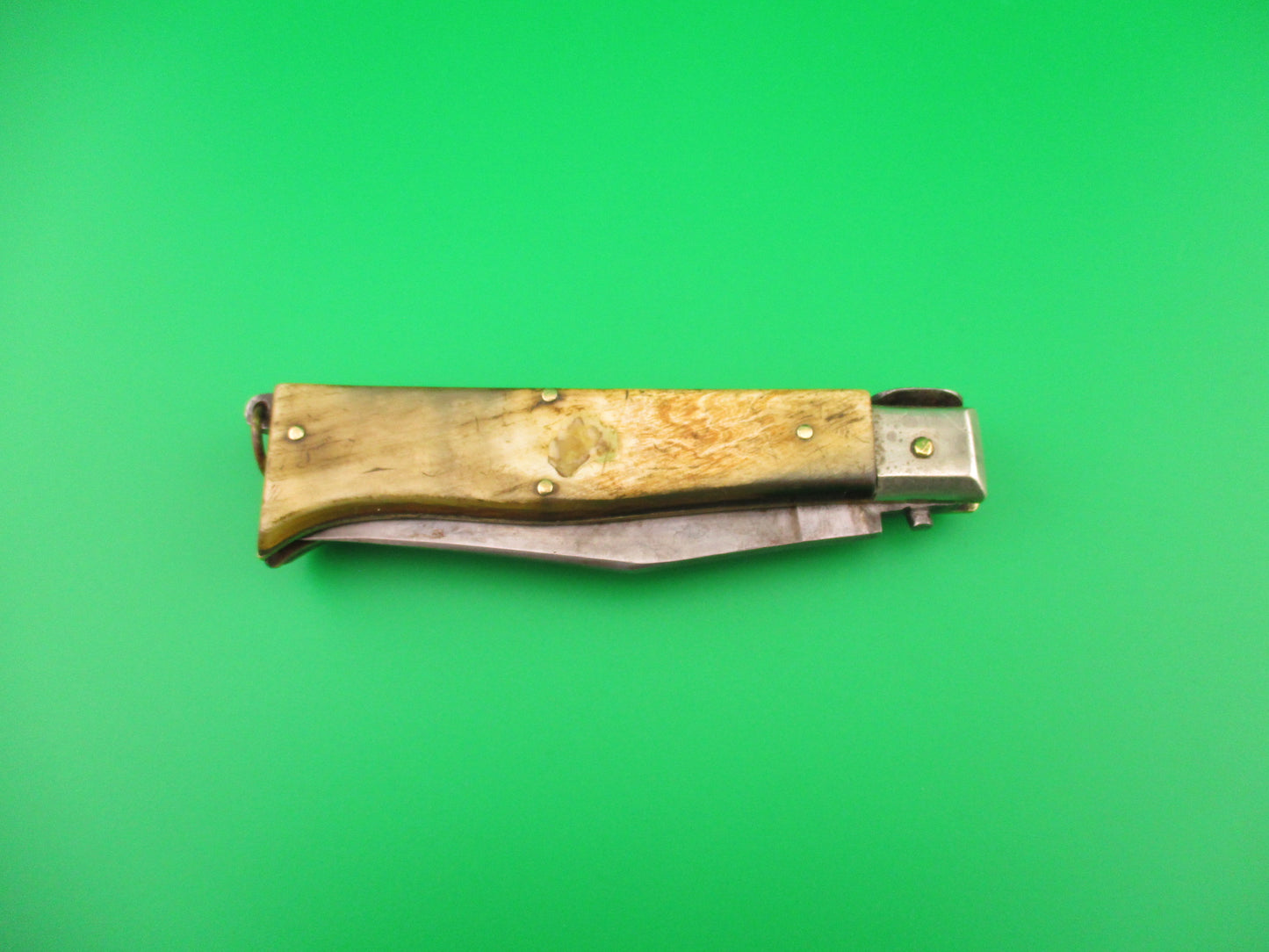 LATAMA MADE IN ITALY 19cm Italian Picklock Oval Button Hunter automatic knife