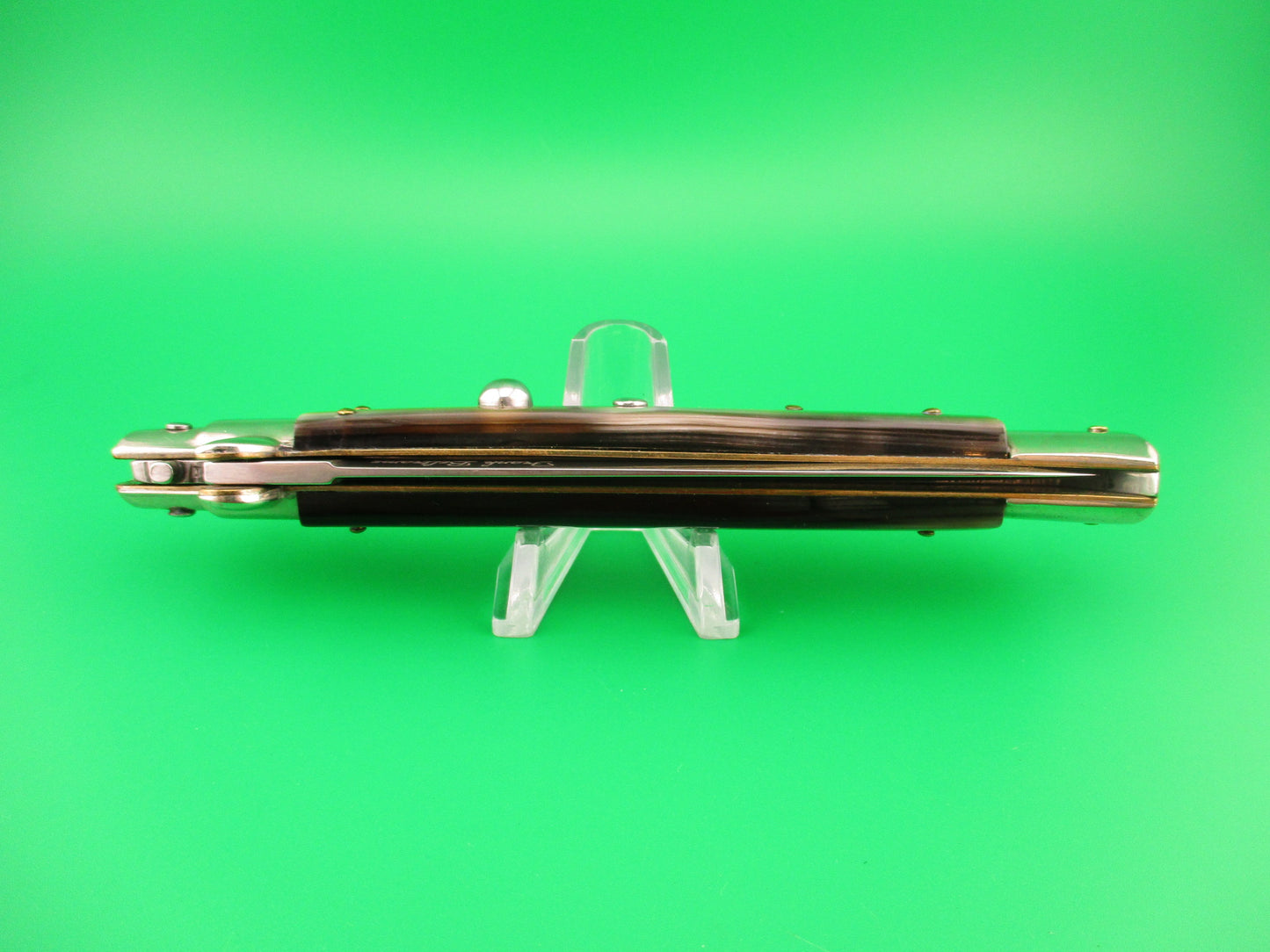Frank Beltrame Limited Edition 2014 28cm Italian Picklock Dagger Horn Red dot automatic knife