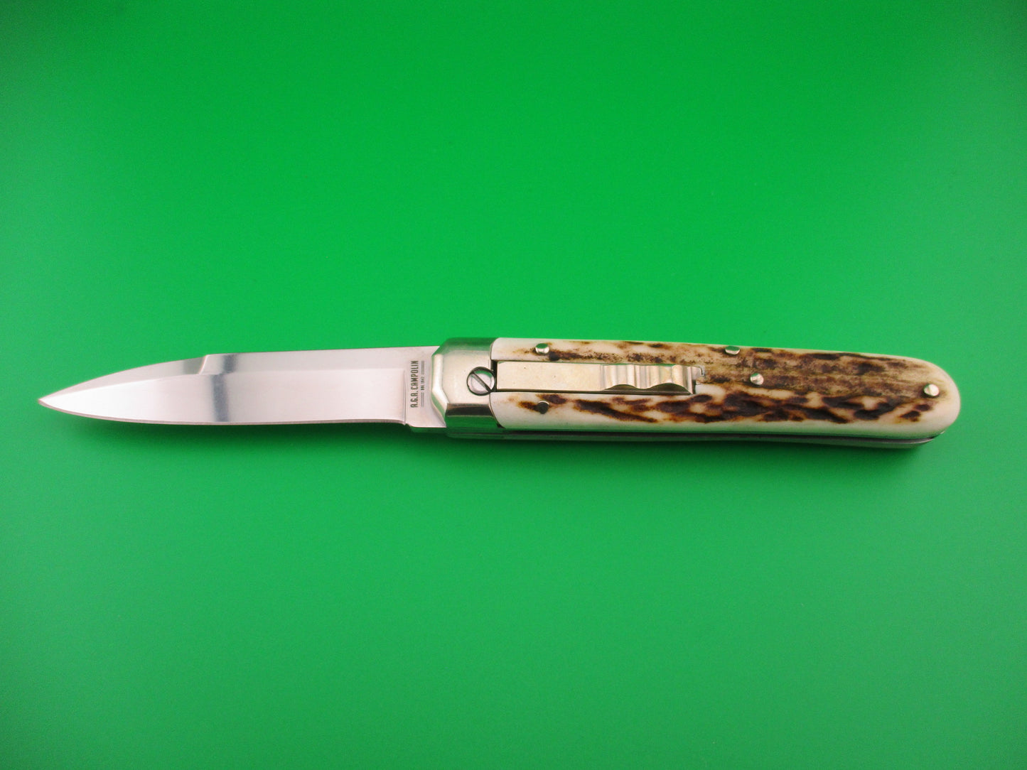 AGA CAMPOLIN BARON 21cm Italian Stag Limited Edition 2022 Automatic knife