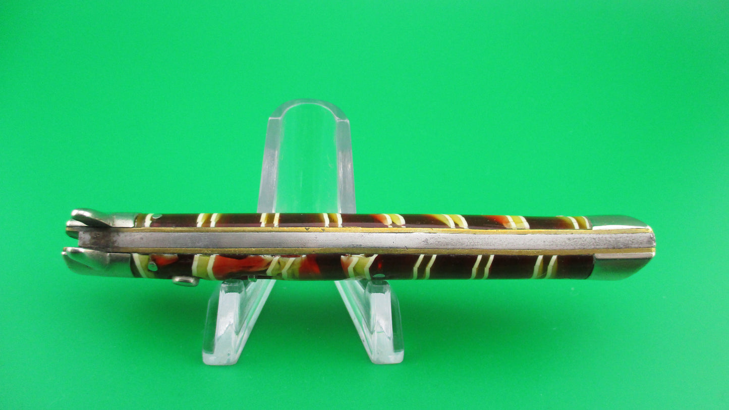 Remington R645 1940s Vintage Candystripe bowtie switchblade knife